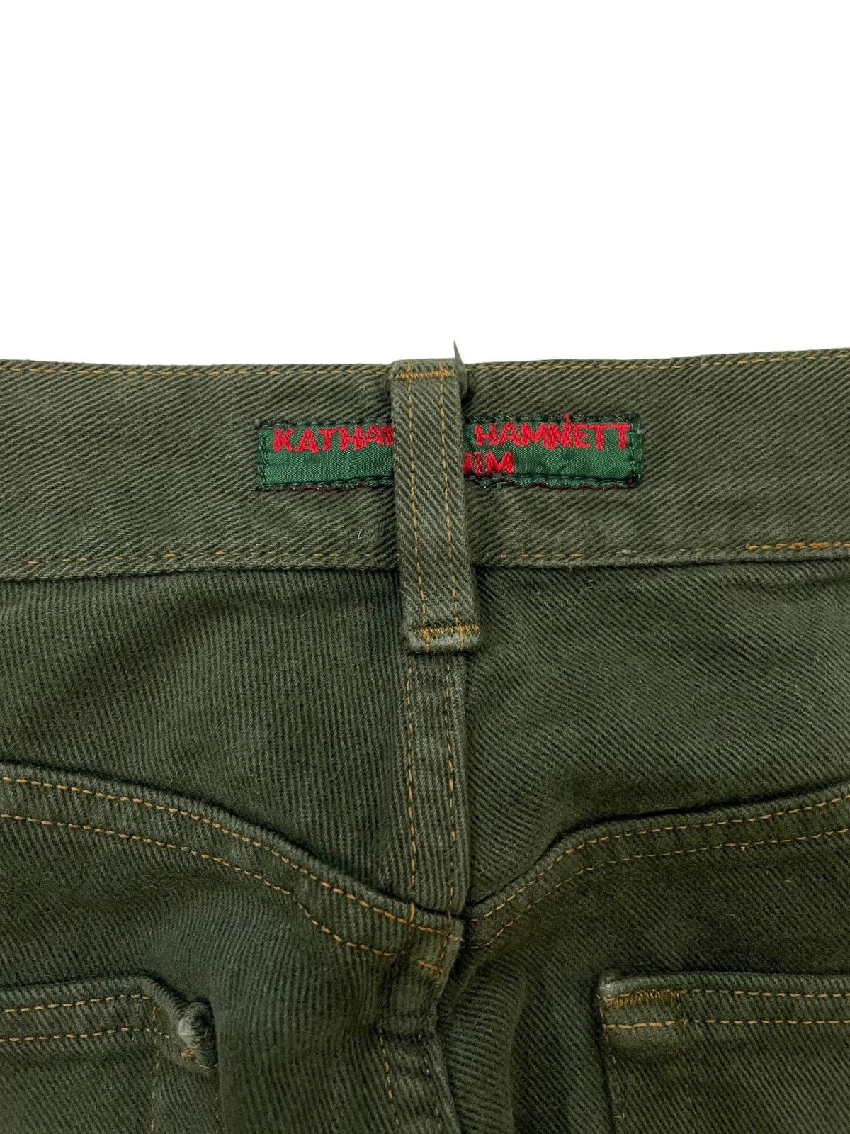 Katharine Hamnett London 90s Vtg Katharine Hamnett Camo Baumwolle Faded Button Jeans Size US 32 / EU 48 - 10 Thumbnail