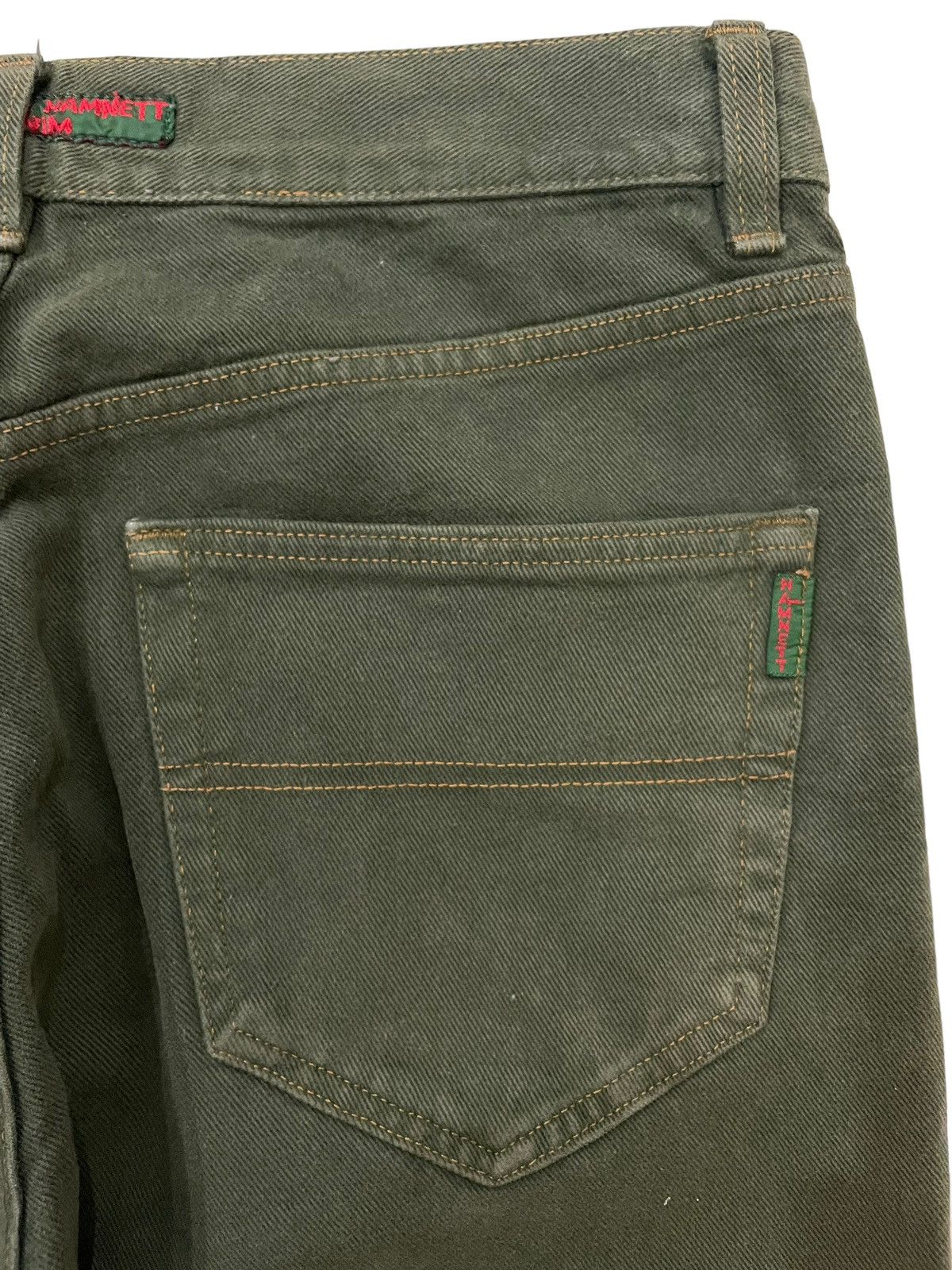 Katharine Hamnett London 90s Vtg Katharine Hamnett Camo Baumwolle Faded Button Jeans Size US 32 / EU 48 - 11 Thumbnail