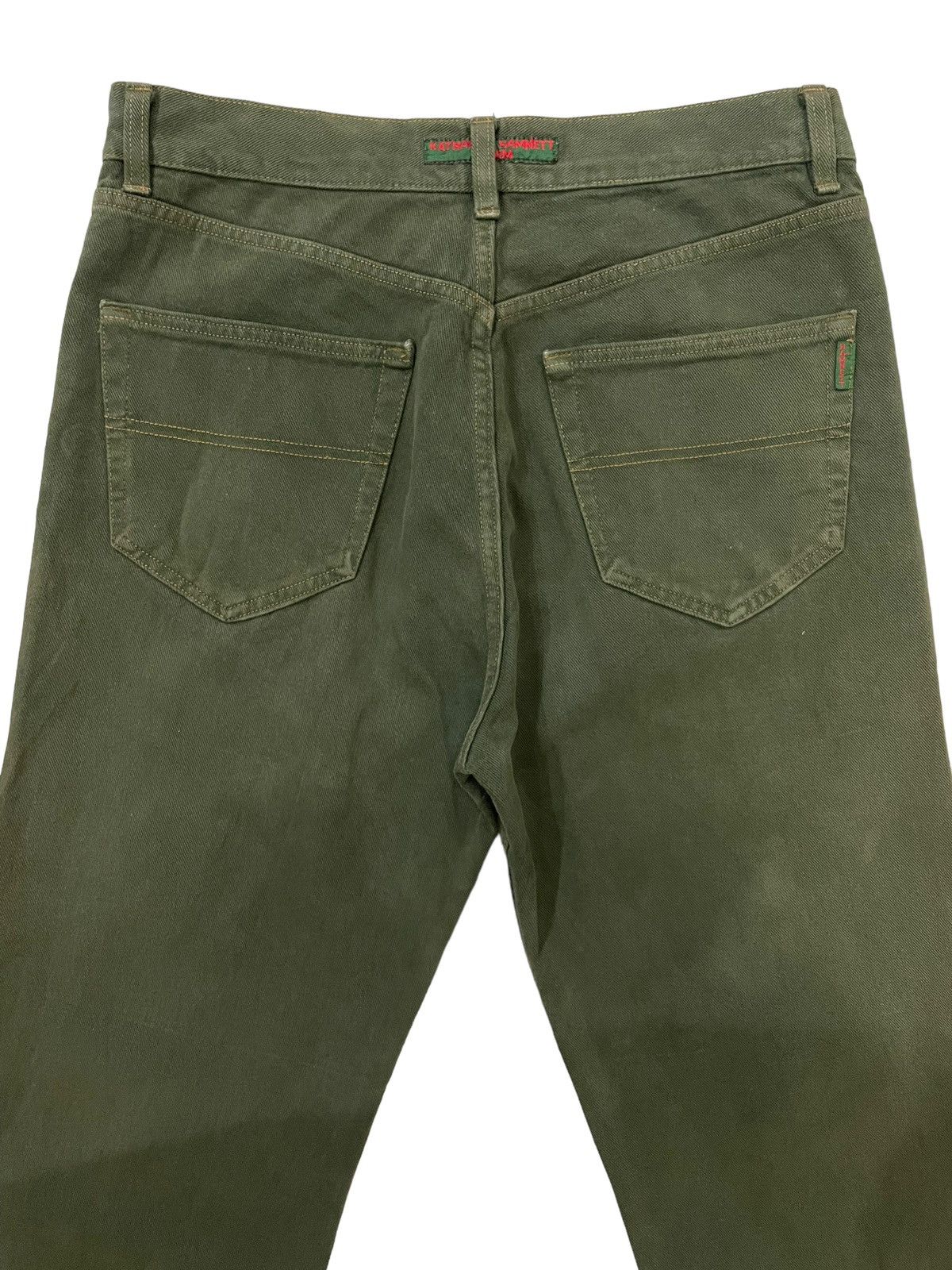 Katharine Hamnett London 90s Vtg Katharine Hamnett Camo Baumwolle Faded Button Jeans Size US 32 / EU 48 - 8 Thumbnail