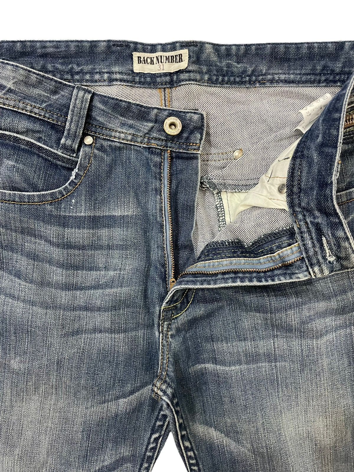 Black Label × Japanese Brand Vintage Back number Regular Fit Denime Size US 31 - 7 Thumbnail