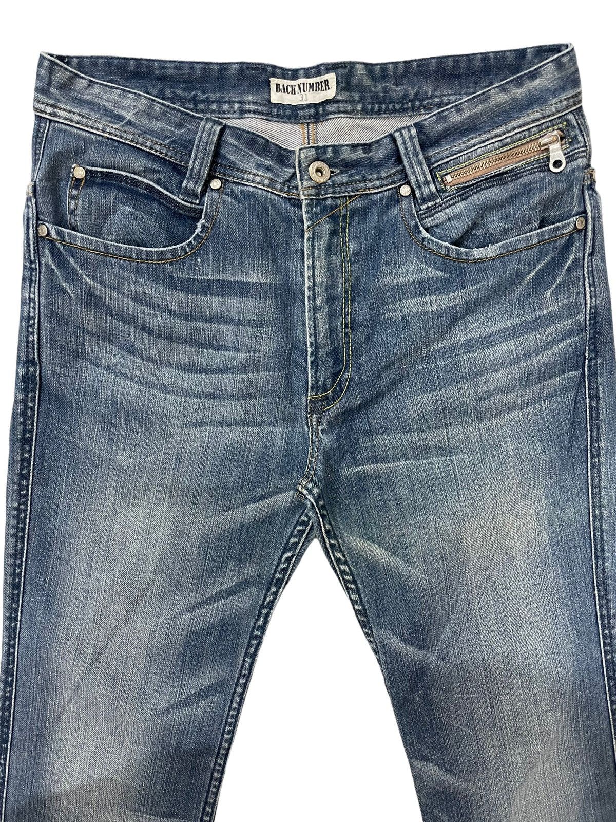 Black Label × Japanese Brand Vintage Back number Regular Fit Denime Size US 31 - 3 Thumbnail