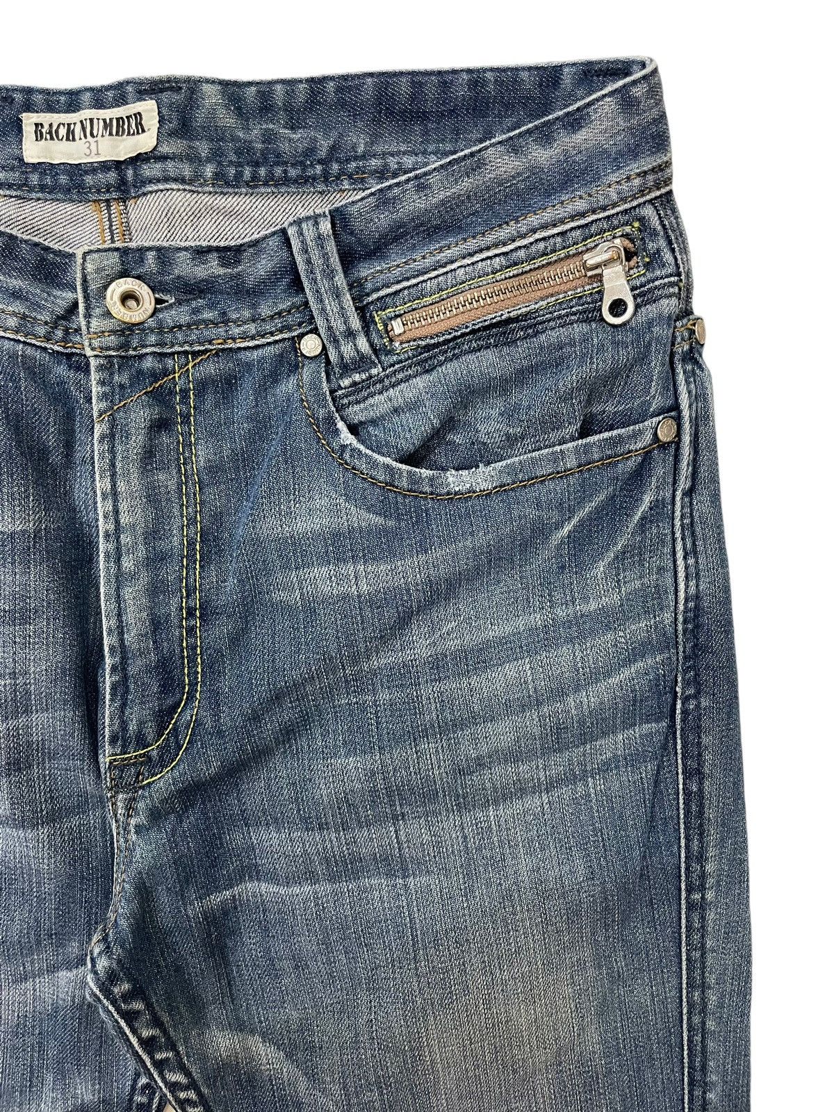 Black Label × Japanese Brand Vintage Back number Regular Fit Denime Size US 31 - 5 Thumbnail