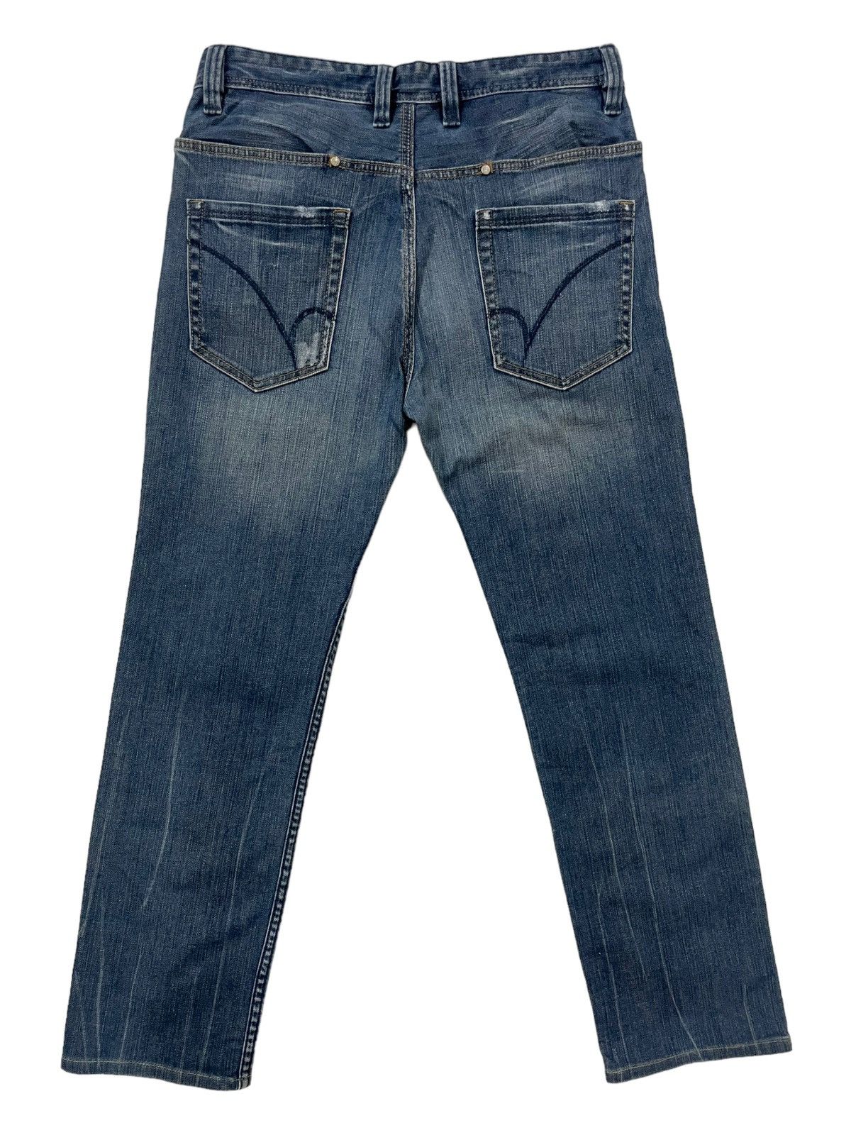 Black Label × Japanese Brand Vintage Back number Regular Fit Denime Size US 31 - 2 Thumbnail