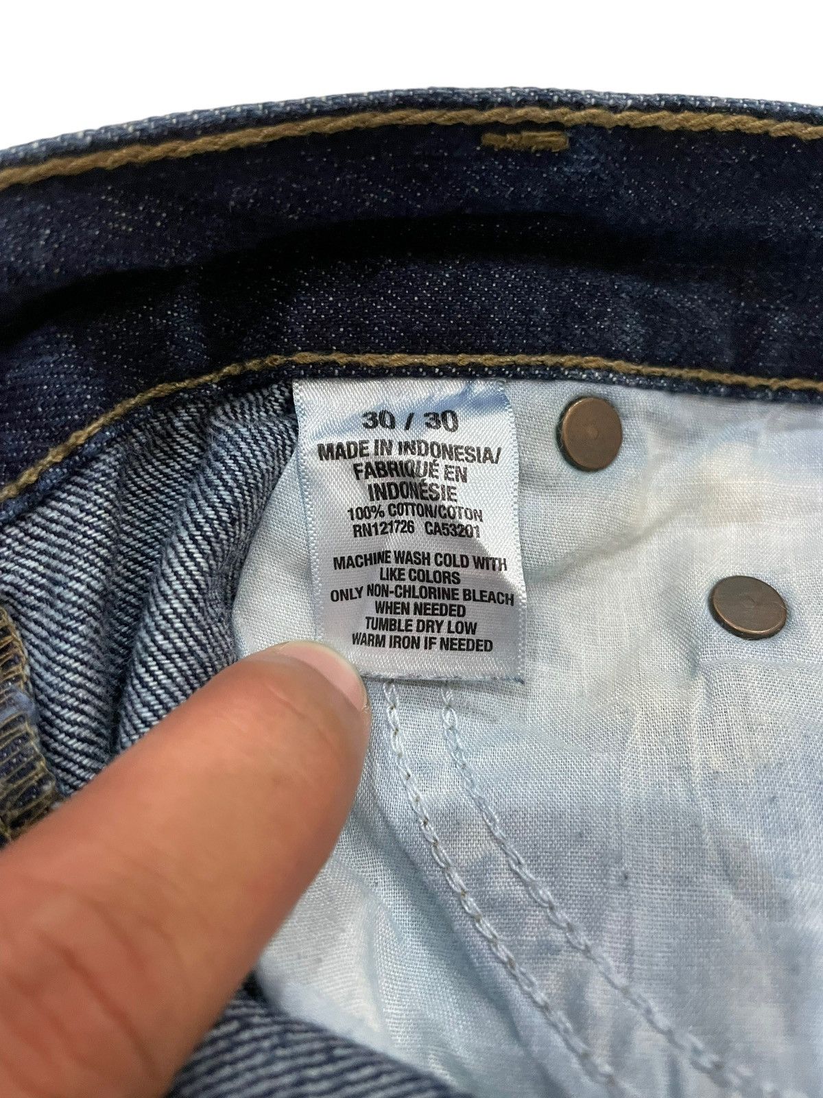 Aeropostale × Vintage Vintage Aeropostale Faded Slim Straight Jeans Size US 32 / EU 48 - 9 Thumbnail