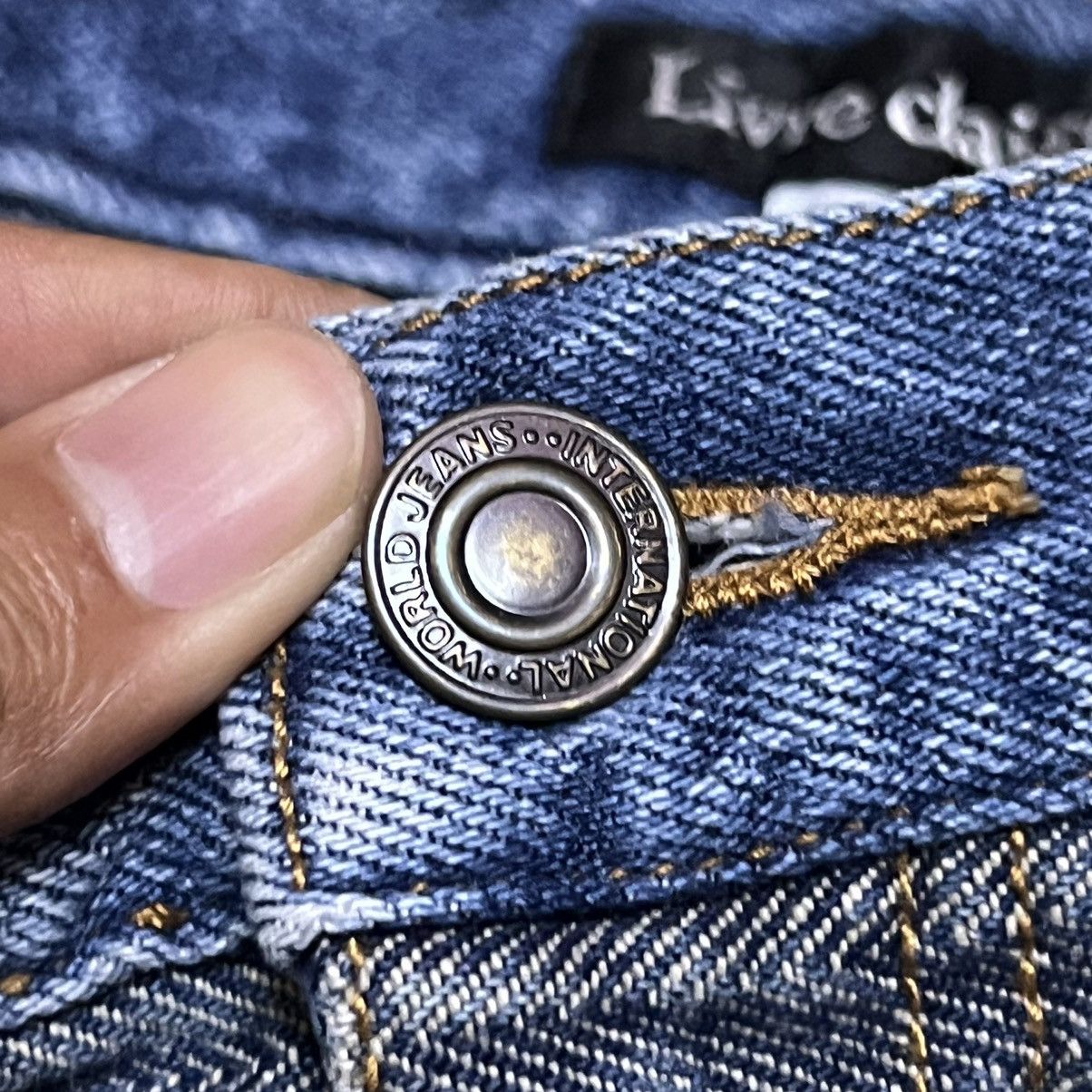 Japanese Brand Hysteric Glamour Inspired Hagi Denim Jeans Size 28" / US 6 / IT 42 - 7 Thumbnail