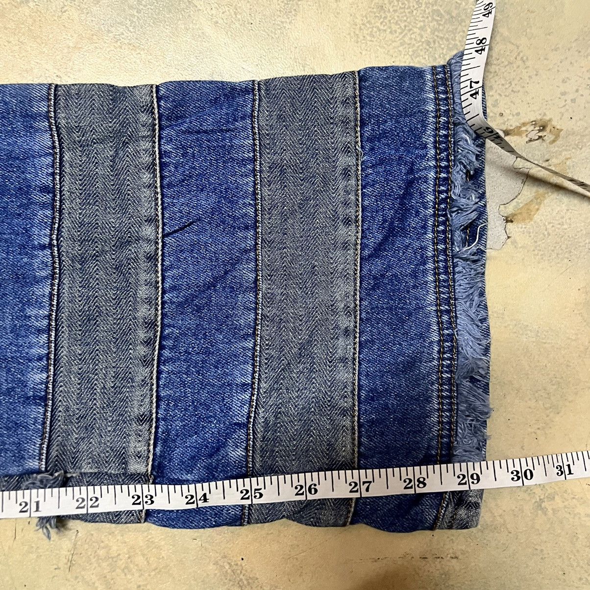 Japanese Brand Hysteric Glamour Inspired Hagi Denim Jeans Size 28" / US 6 / IT 42 - 15 Thumbnail