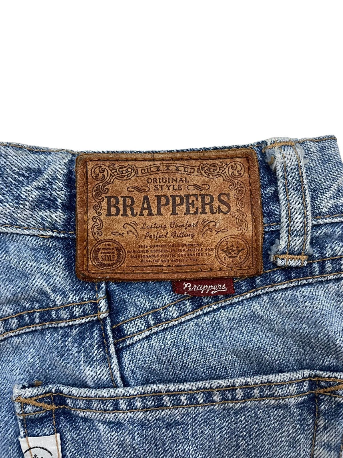 Big John × Japanese Brand Vintage Brappers Blue Washed Loose Fit Jeans Size 26" / US 2 / IT 38 - 6 Thumbnail