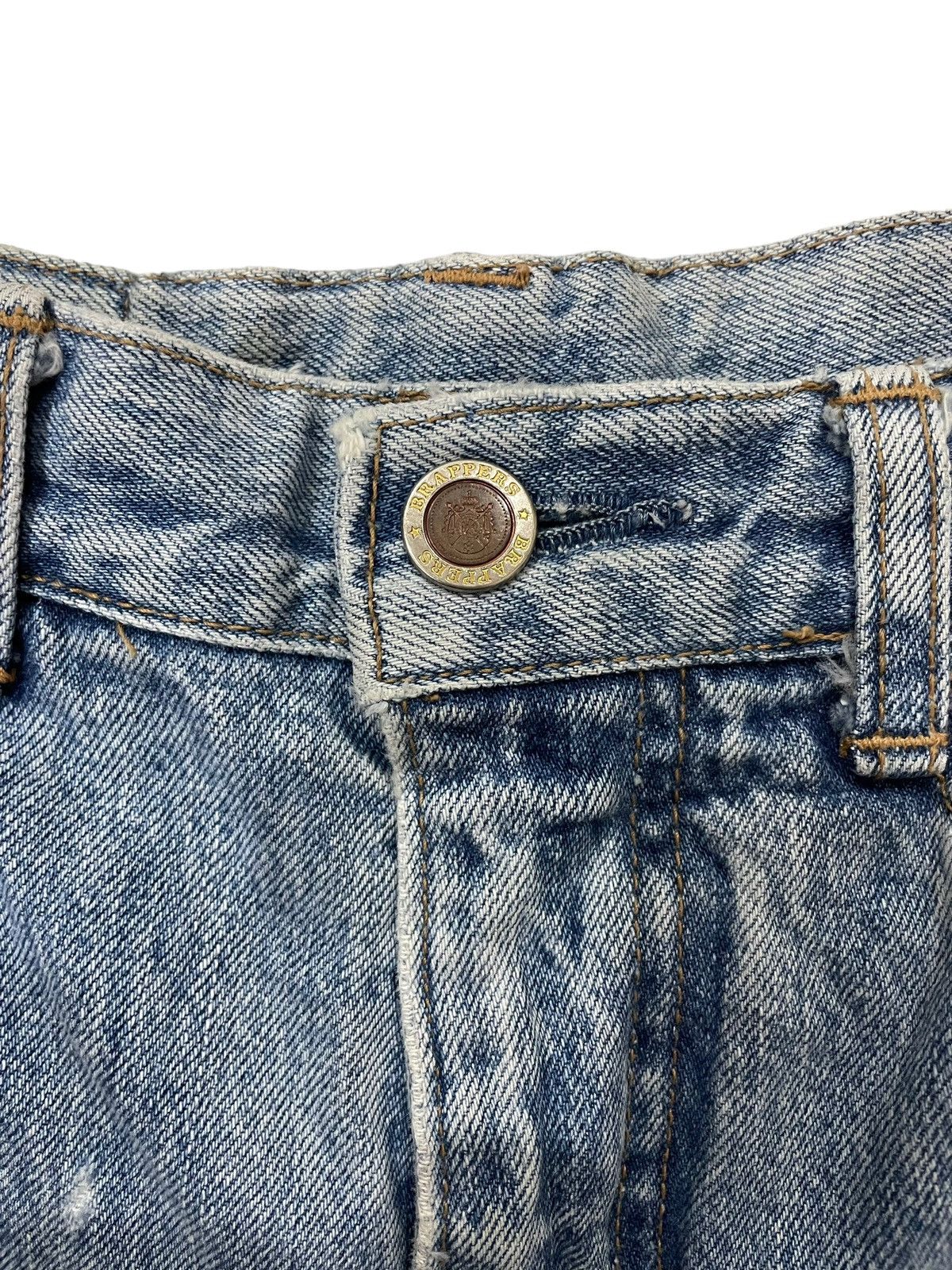 Big John × Japanese Brand Vintage Brappers Blue Washed Loose Fit Jeans Size 26" / US 2 / IT 38 - 5 Thumbnail