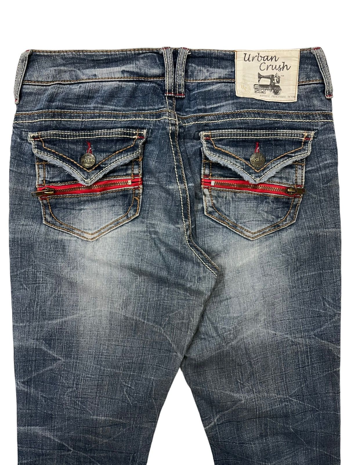 Japanese Brand Vintage Urban Crush Regular Fit Lightning Design Denime Size US 32 / EU 48 - 9 Thumbnail