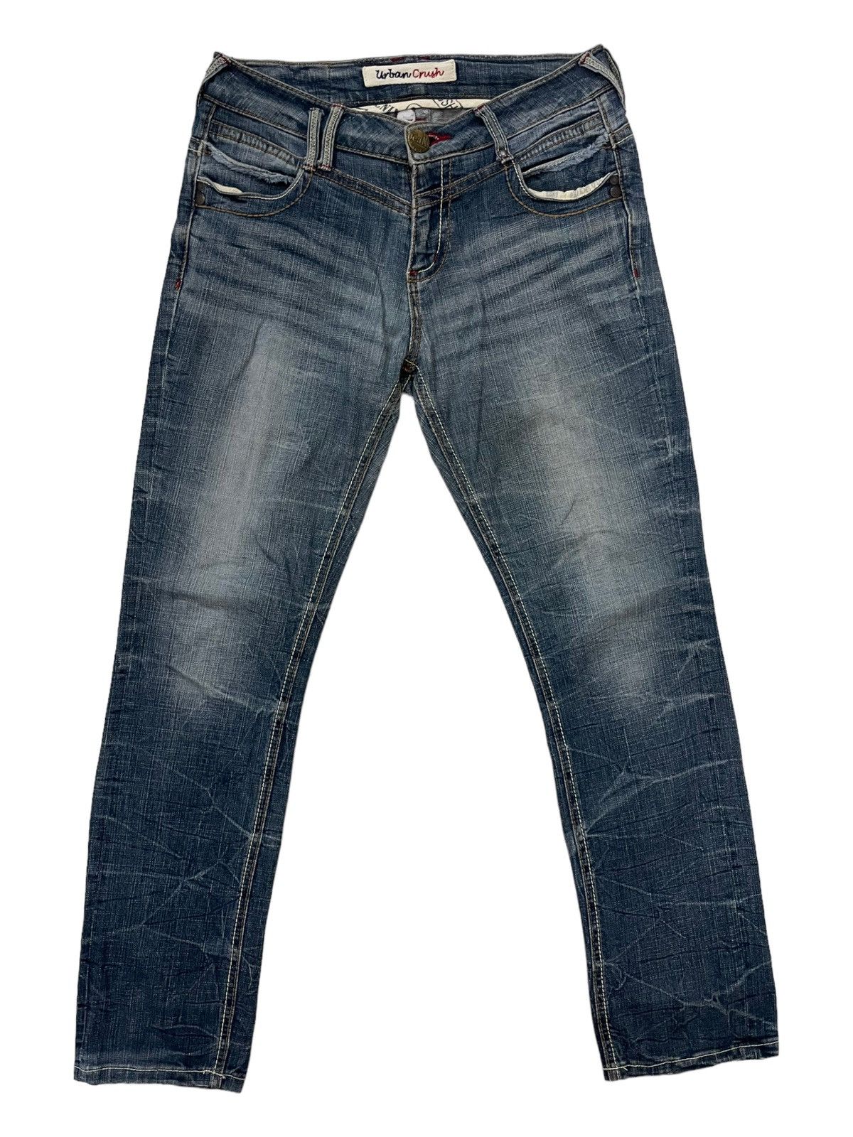 Japanese Brand Vintage Urban Crush Regular Fit Lightning Design Denime Size US 32 / EU 48 - 1 Thumbnail