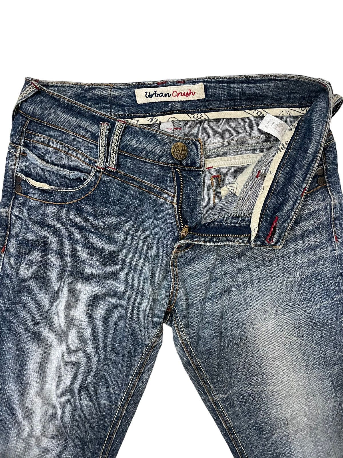 Japanese Brand Vintage Urban Crush Regular Fit Lightning Design Denime Size US 32 / EU 48 - 8 Thumbnail