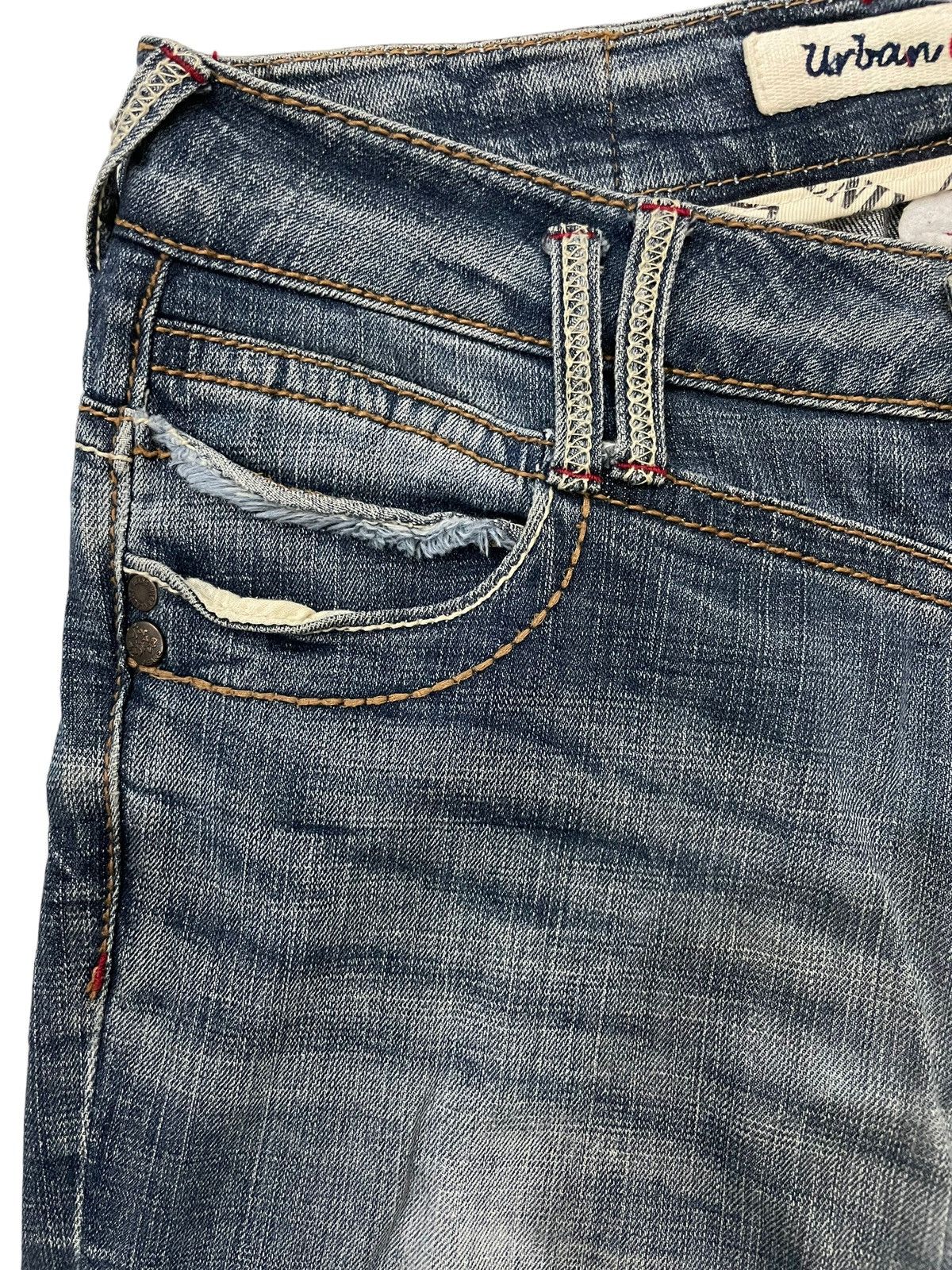 Japanese Brand Vintage Urban Crush Regular Fit Lightning Design Denime Size US 32 / EU 48 - 6 Thumbnail