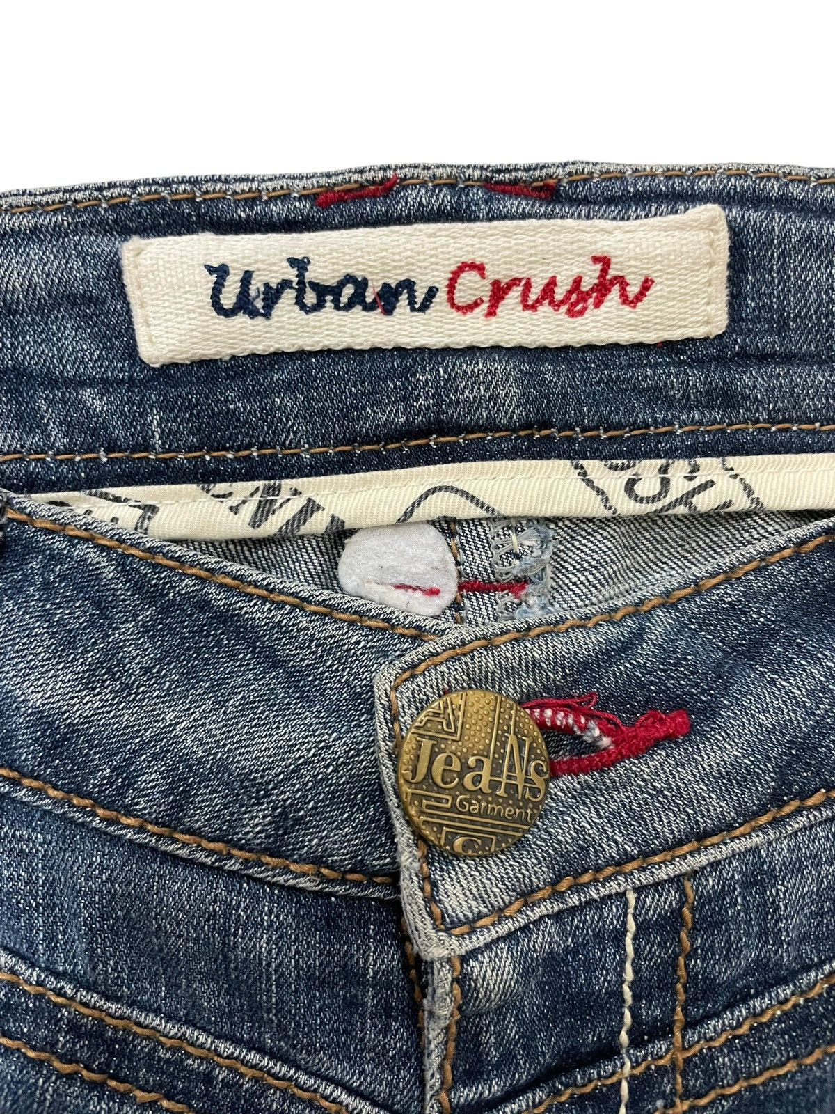 Japanese Brand Vintage Urban Crush Regular Fit Lightning Design Denime Size US 32 / EU 48 - 7 Thumbnail