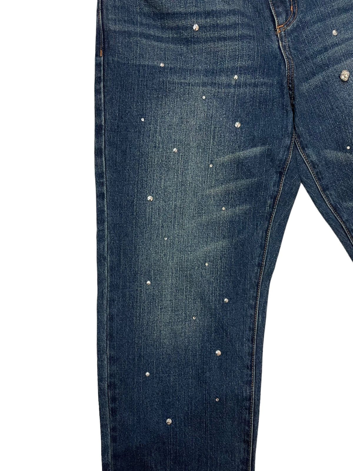Japanese Brand × Seditionaries Vintage Japanese Brand Diamond / Swarovski Designer Denime Size 31" - 5 Thumbnail
