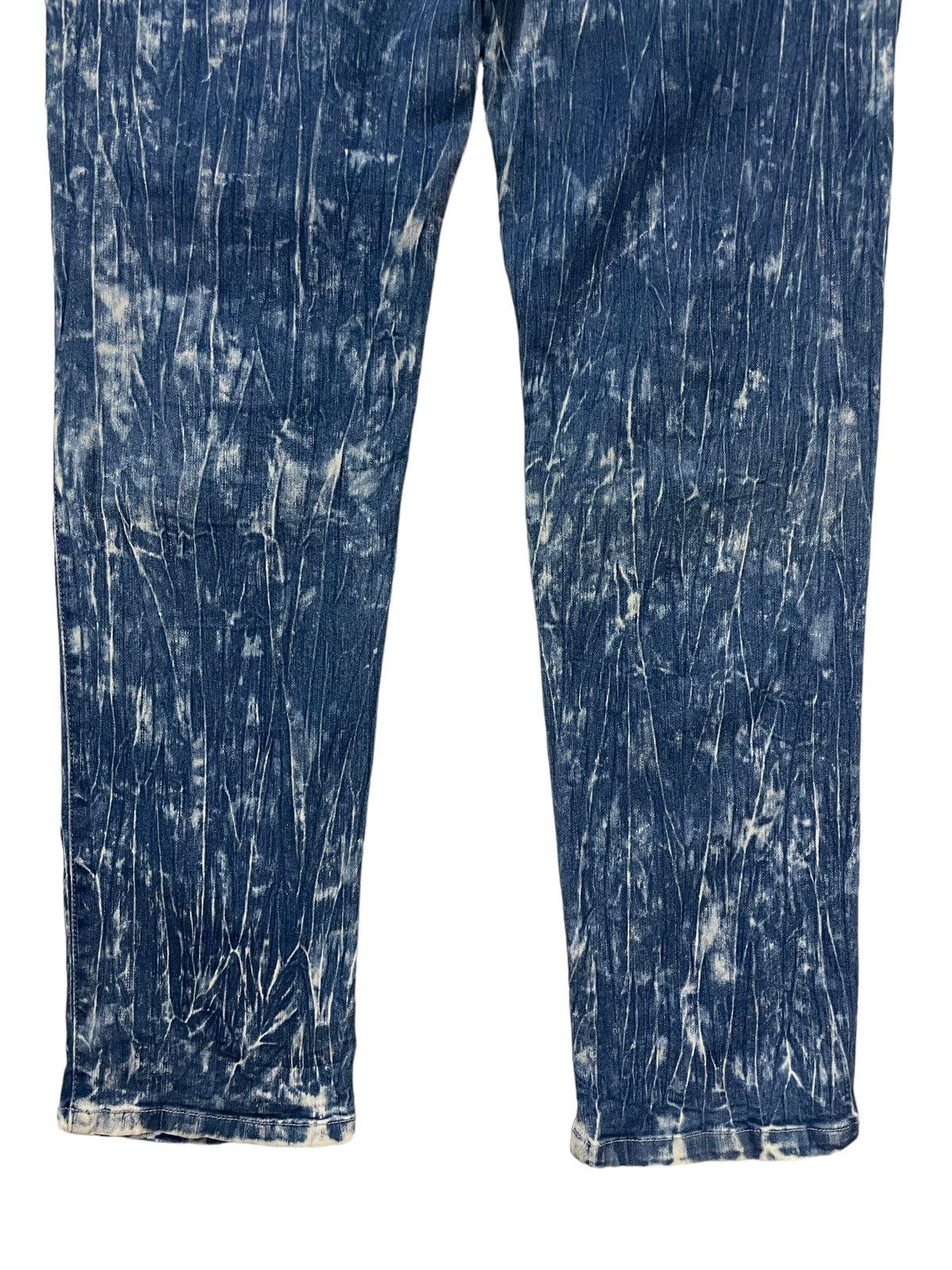 Japanese Brand × Seditionaries Vintage Japanese Brand Splash Acid Wash Slim Fit Denime Size US 35 - 10 Thumbnail