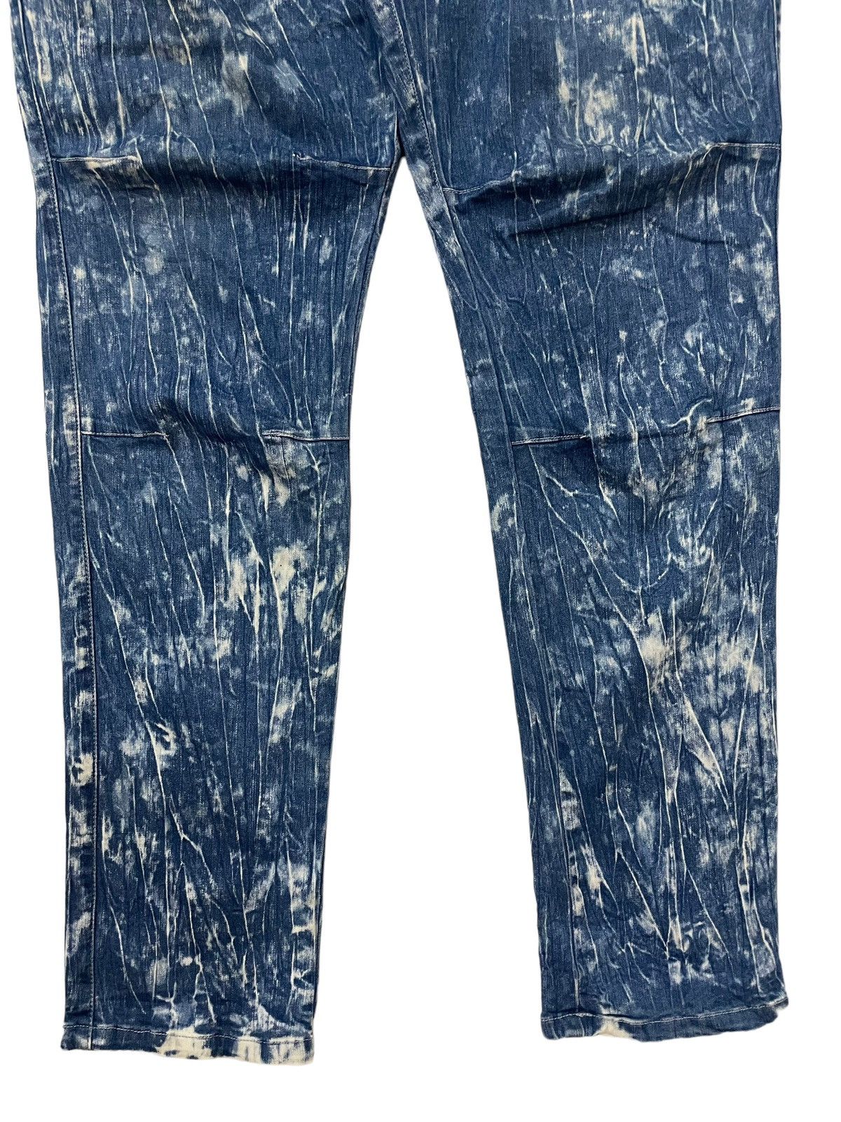 Japanese Brand × Seditionaries Vintage Japanese Brand Splash Acid Wash Slim Fit Denime Size US 35 - 6 Thumbnail