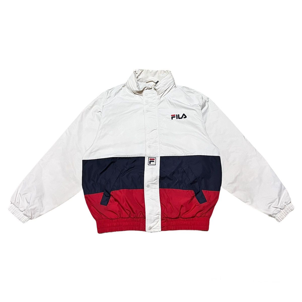 Fila Fila Big Logo Sweater Jacket Size US XL / EU 56 / 4 - 1 Thumbnail