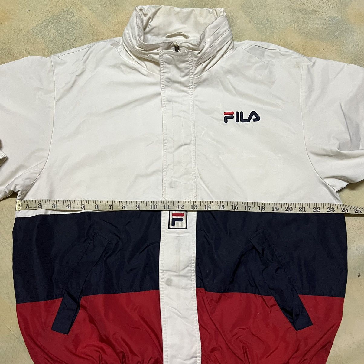 Fila Fila Big Logo Sweater Jacket Size US XL / EU 56 / 4 - 11 Thumbnail