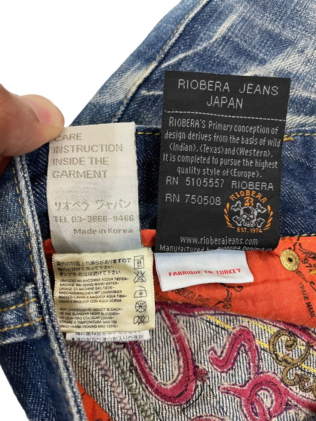 Japanese Brand × Vintage Vintage Rio Bera Jeans Distress Cropped Denime Size US 30 / EU 46 - 12 Thumbnail