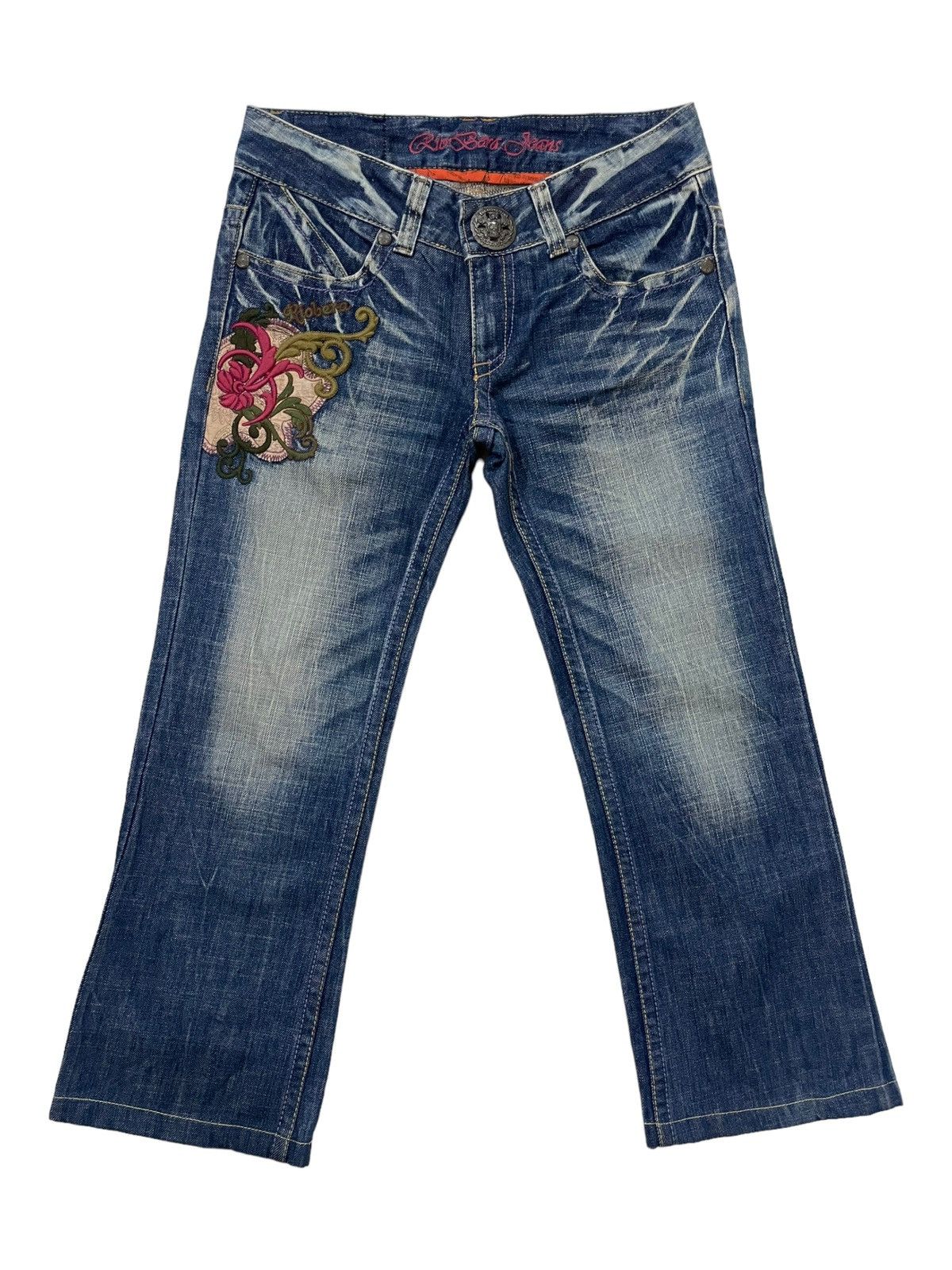 Japanese Brand × Vintage Vintage Rio Bera Jeans Distress Cropped Denime Size US 30 / EU 46 - 1 Thumbnail
