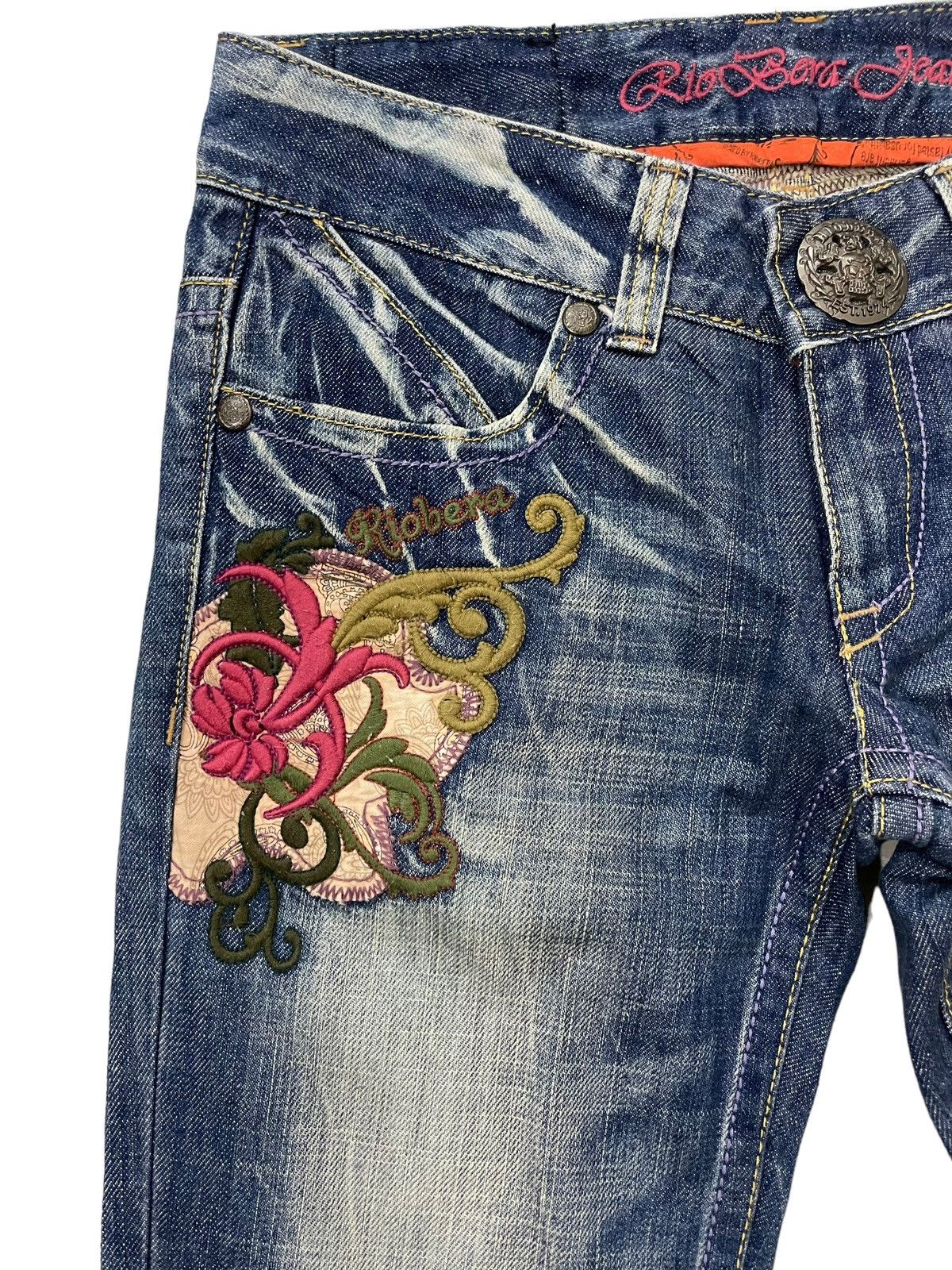 Japanese Brand × Vintage Vintage Rio Bera Jeans Distress Cropped Denime Size US 30 / EU 46 - 5 Thumbnail