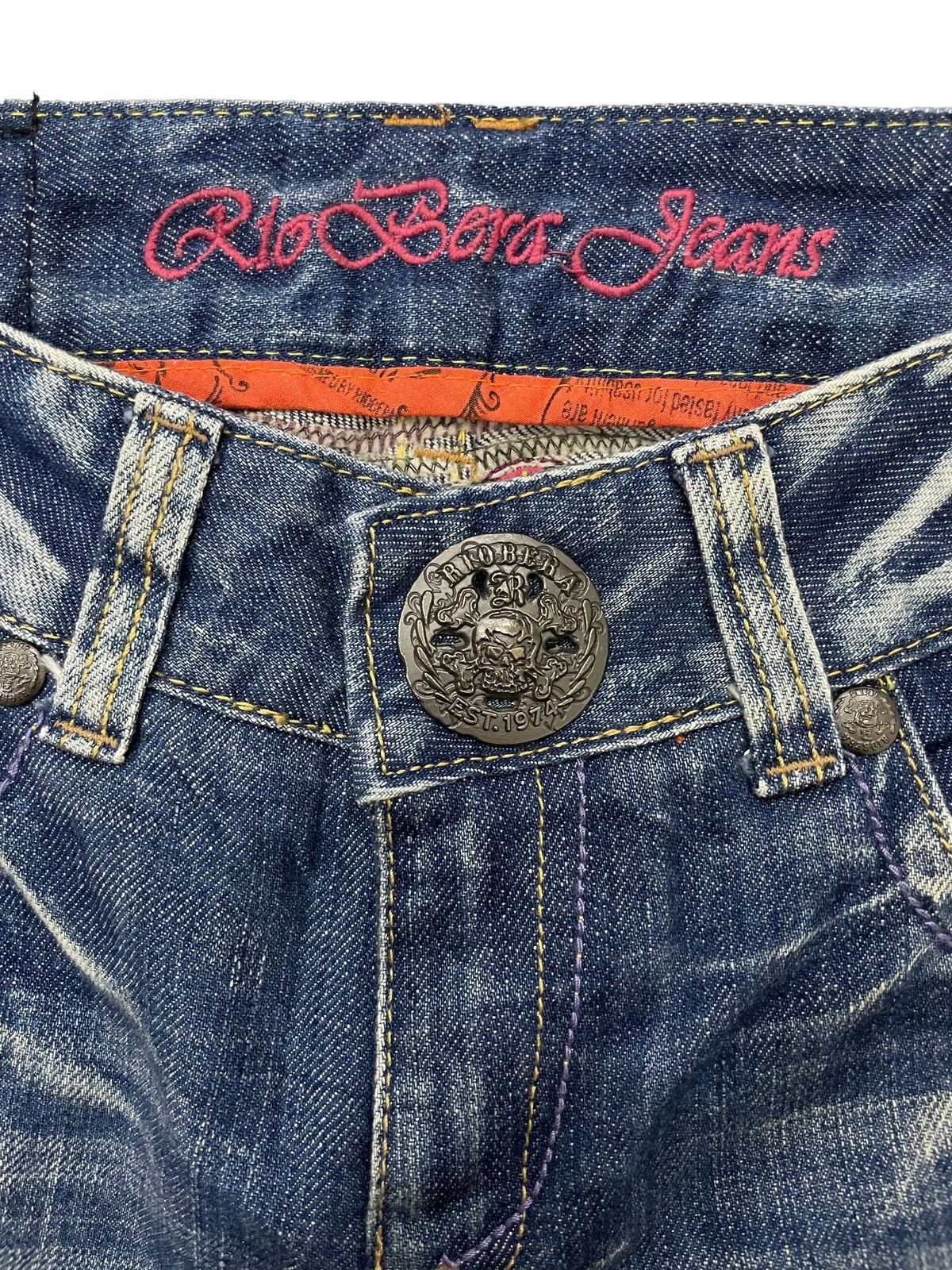 Japanese Brand × Vintage Vintage Rio Bera Jeans Distress Cropped Denime Size US 30 / EU 46 - 6 Thumbnail