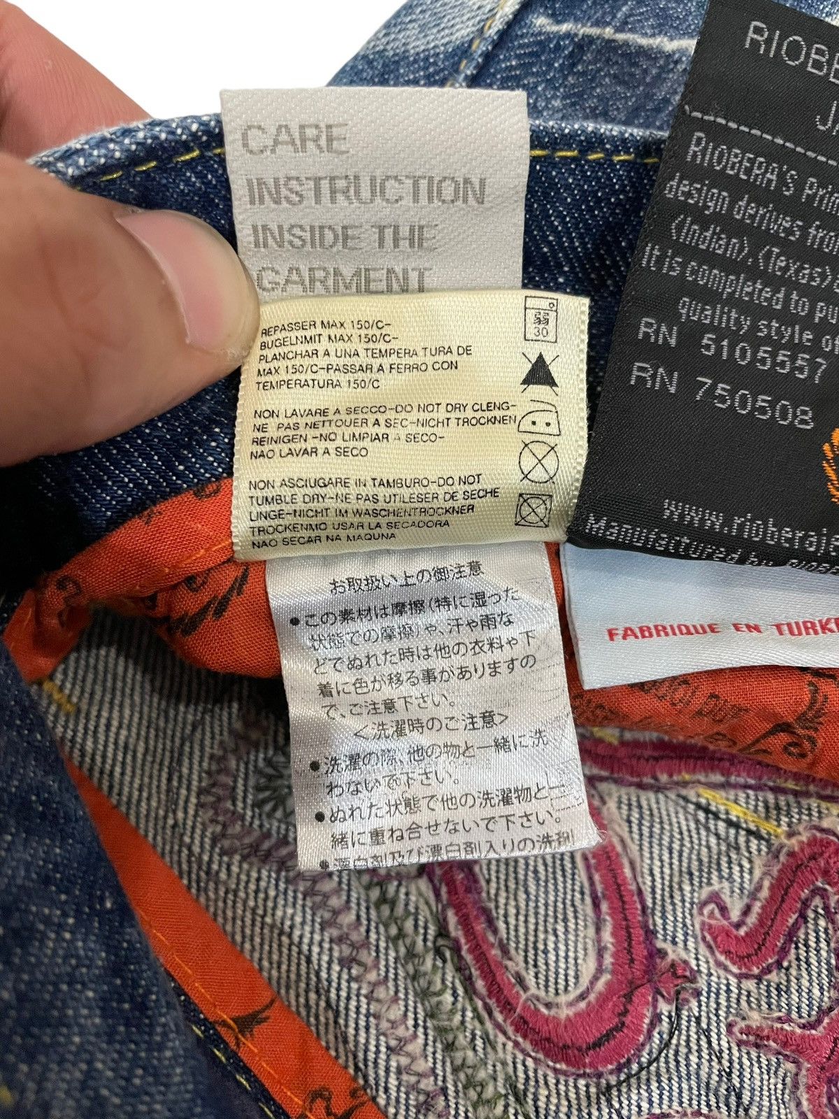 Japanese Brand × Vintage Vintage Rio Bera Jeans Distress Cropped Denime Size US 30 / EU 46 - 13 Thumbnail