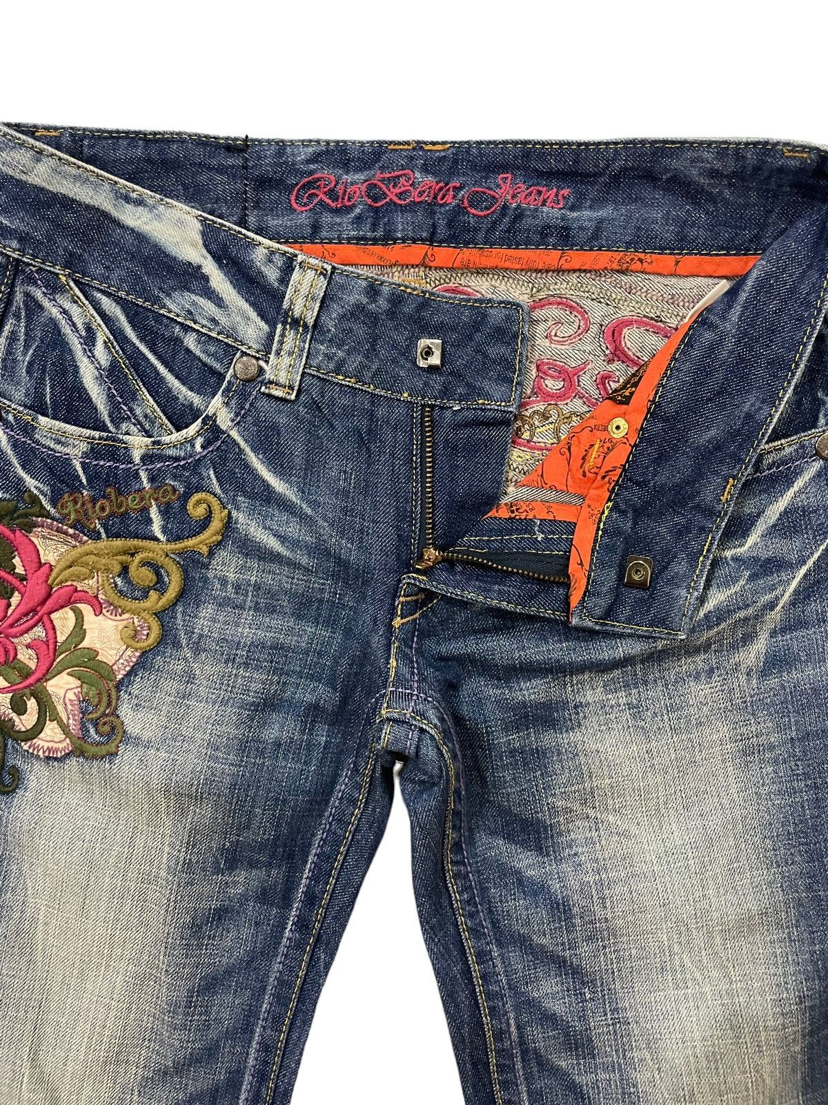 Japanese Brand × Vintage Vintage Rio Bera Jeans Distress Cropped Denime Size US 30 / EU 46 - 7 Thumbnail