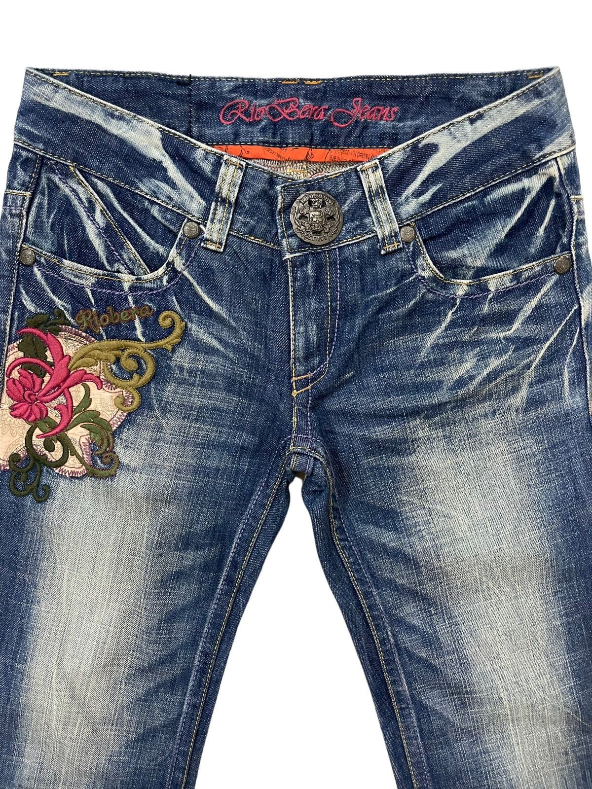 Japanese Brand × Vintage Vintage Rio Bera Jeans Distress Cropped Denime Size US 30 / EU 46 - 3 Thumbnail
