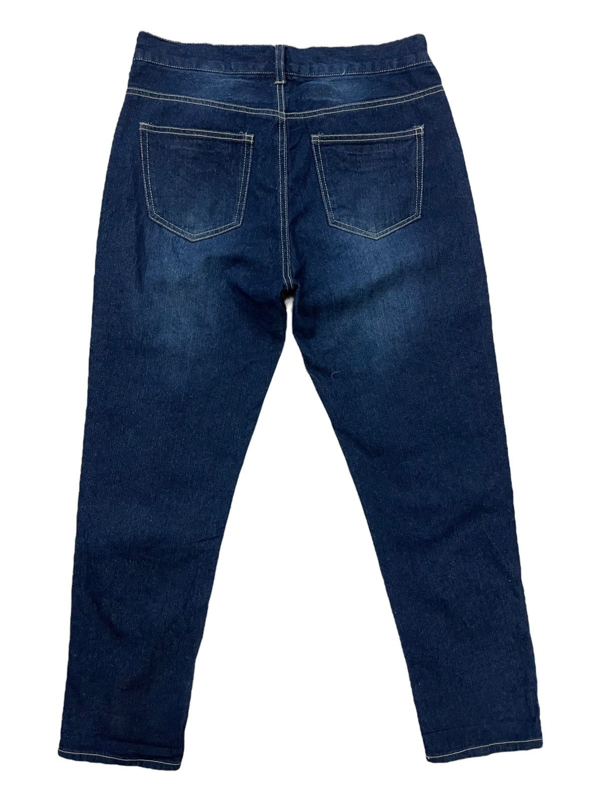 Japanese Brand × Seditionaries Vintage Japanese Brand Distress Patchwork Slim Fit Denime Size US 31 - 2 Thumbnail