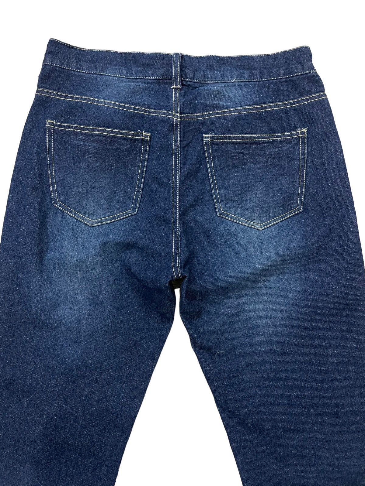 Japanese Brand × Seditionaries Vintage Japanese Brand Distress Patchwork Slim Fit Denime Size US 31 - 10 Thumbnail