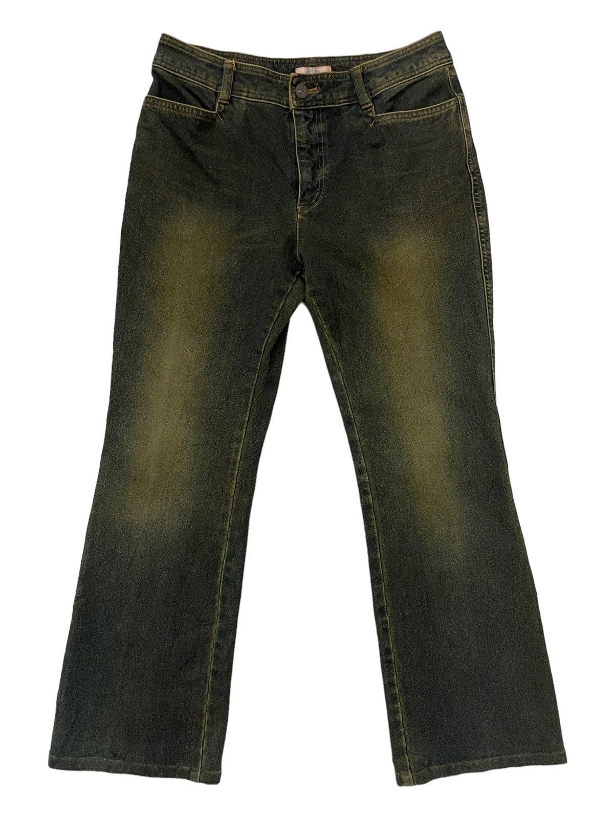 Japanese Brand × Seditionaries Vintage Japanese Brand Mss Bootcut / Flared Strecth Denime Size 31" - 1 Thumbnail