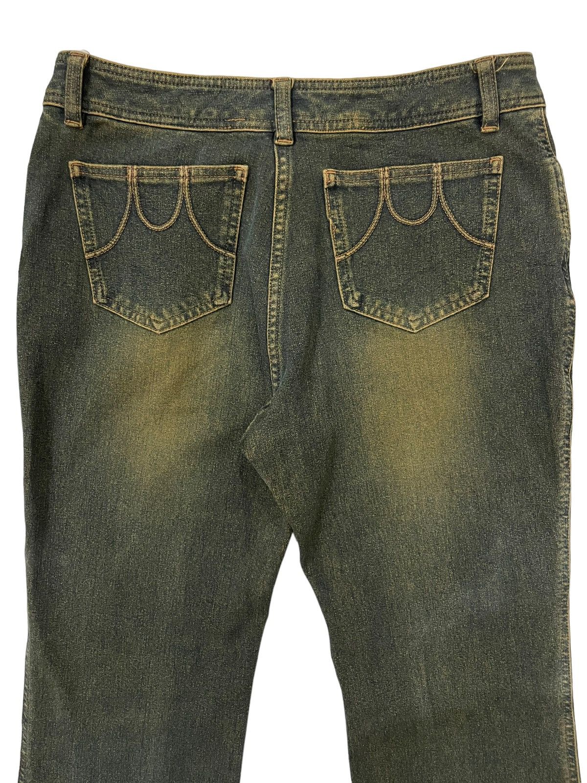 Japanese Brand × Seditionaries Vintage Japanese Brand Mss Bootcut / Flared Strecth Denime Size 31" - 7 Thumbnail