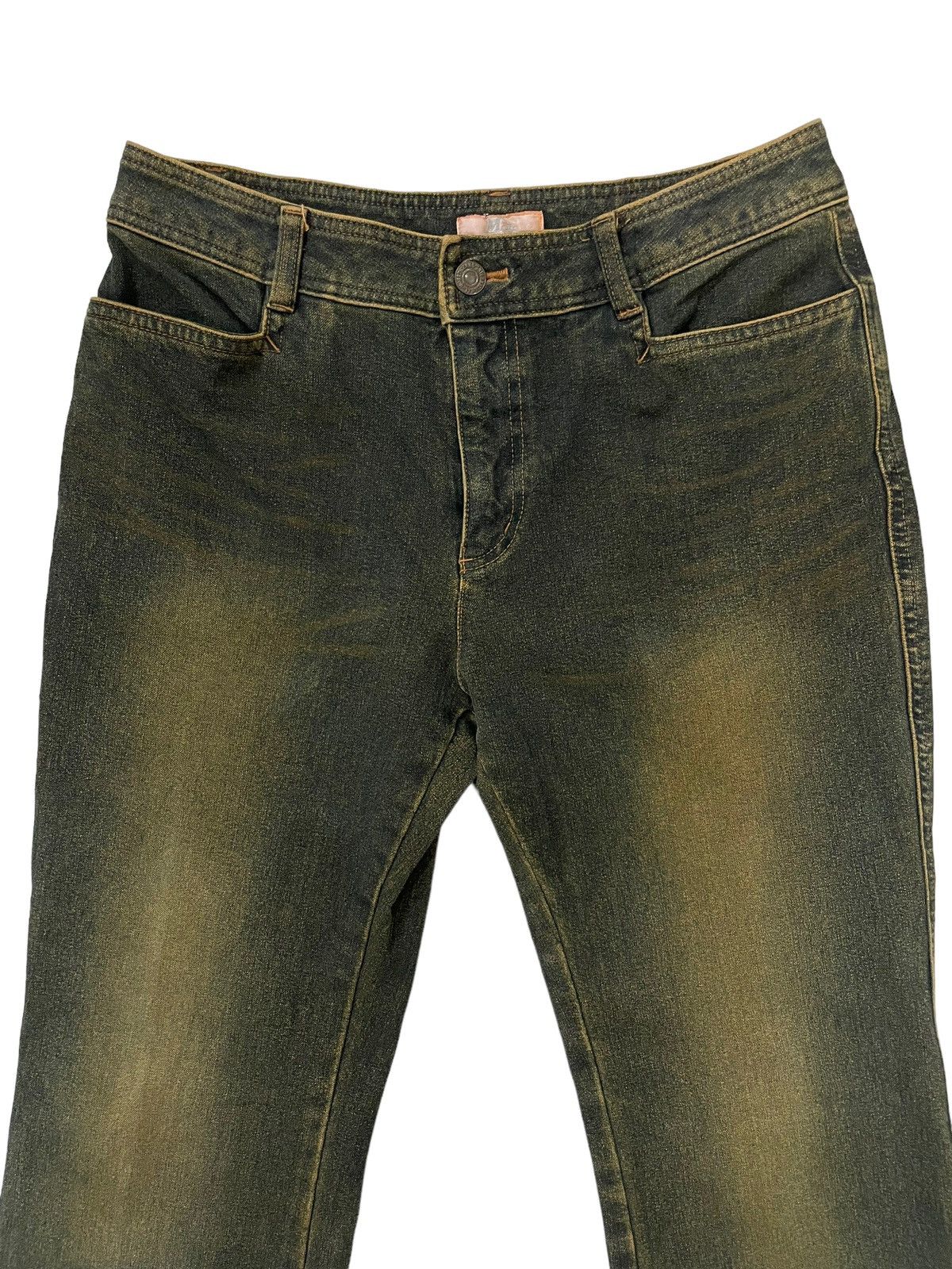 Japanese Brand × Seditionaries Vintage Japanese Brand Mss Bootcut / Flared Strecth Denime Size 31" - 3 Thumbnail