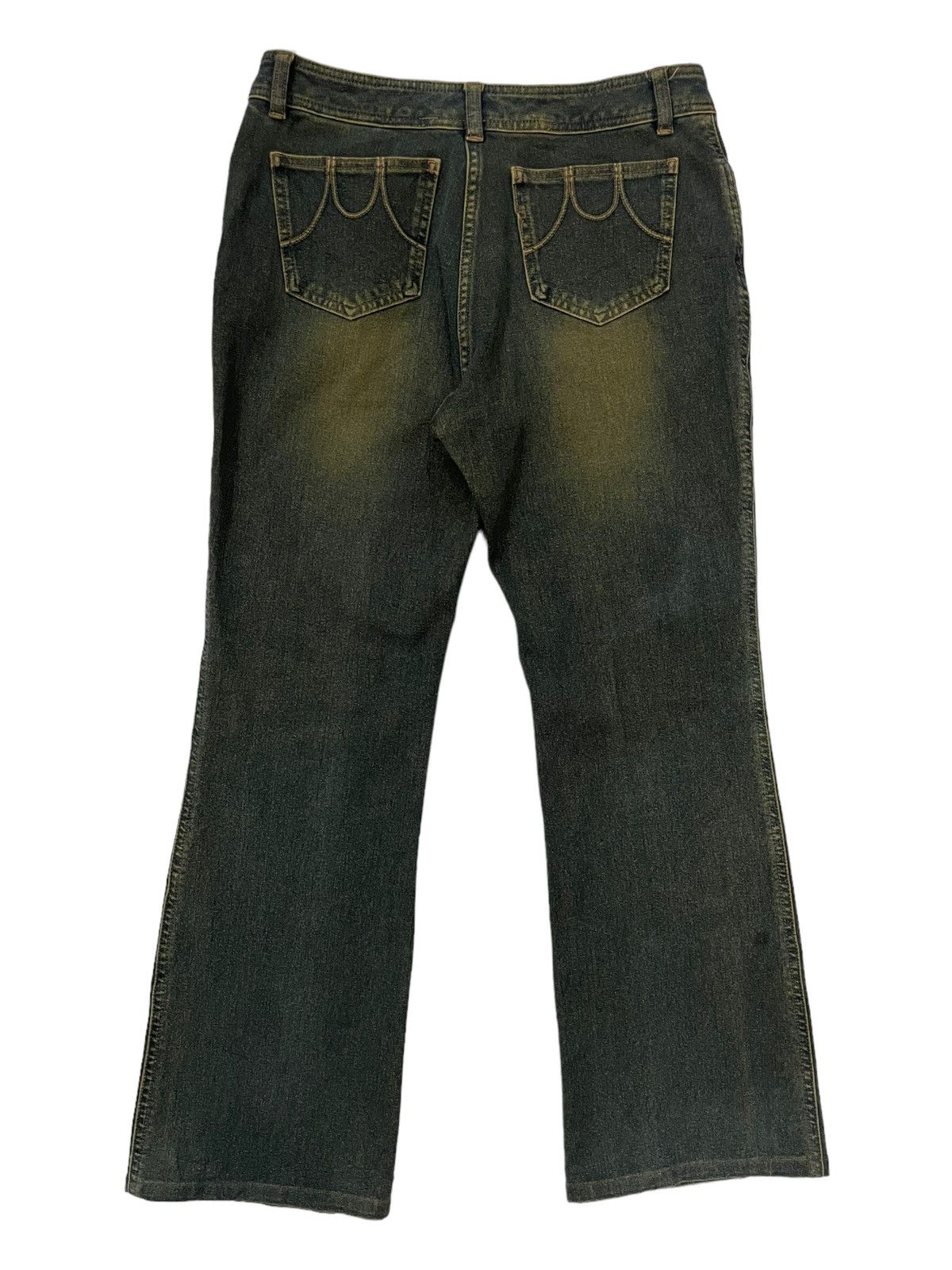 Japanese Brand × Seditionaries Vintage Japanese Brand Mss Bootcut / Flared Strecth Denime Size 31" - 2 Thumbnail