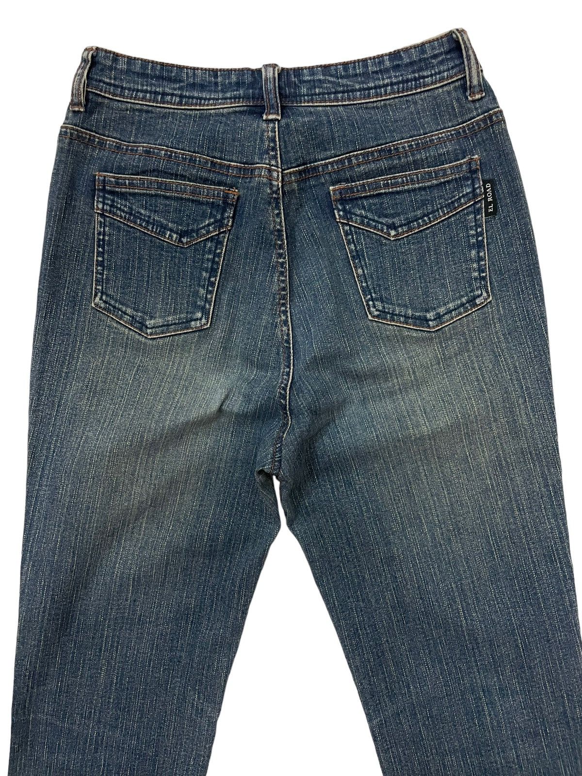 Japanese Brand Vintage Japanese EL ROAD Bootcut / Flared Denim Size 28" / US 6 / IT 42 - 7 Thumbnail