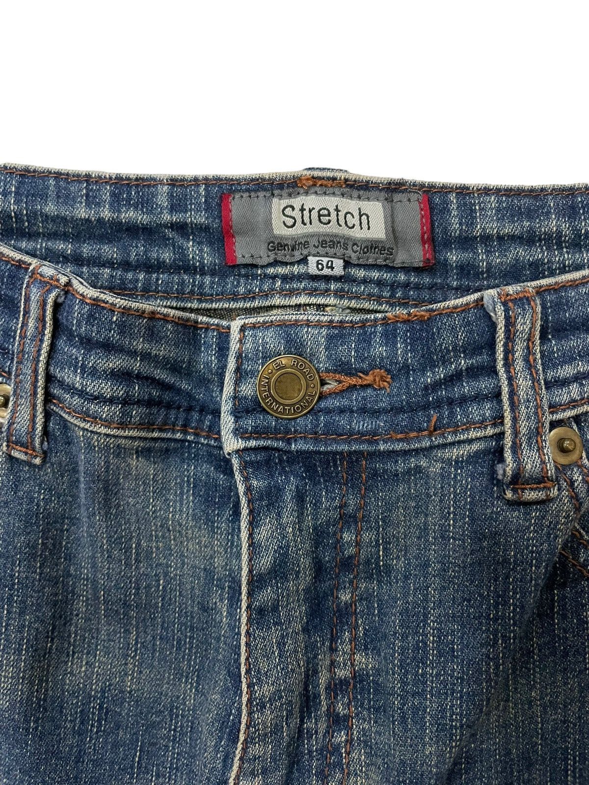 Japanese Brand Vintage Japanese EL ROAD Bootcut / Flared Denim Size 28" / US 6 / IT 42 - 5 Thumbnail