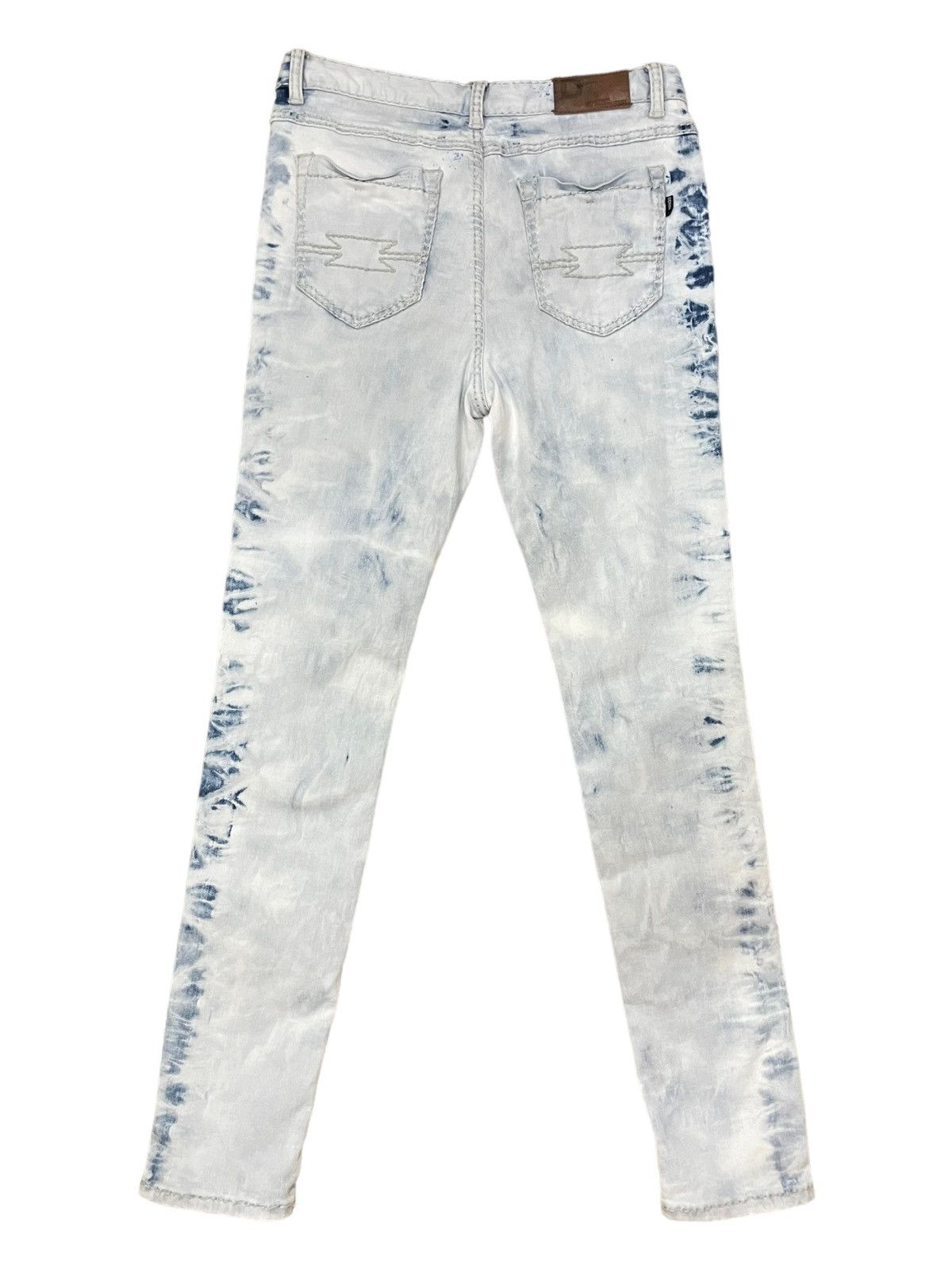 Japanese Brand × PPFM Vtg Japanese Denimus Paint Splash Slim fit Jeans Size US 30 / EU 46 - 2 Thumbnail