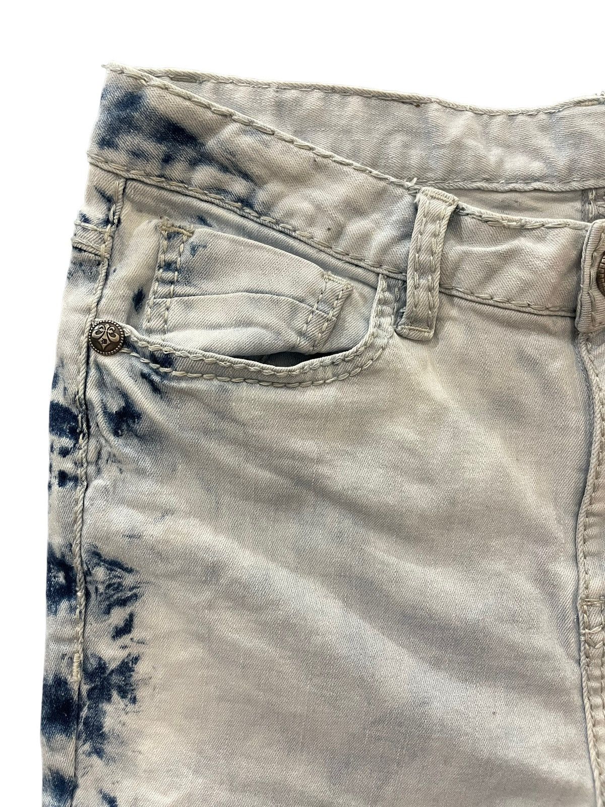 Japanese Brand × PPFM Vtg Japanese Denimus Paint Splash Slim fit Jeans Size US 30 / EU 46 - 5 Thumbnail