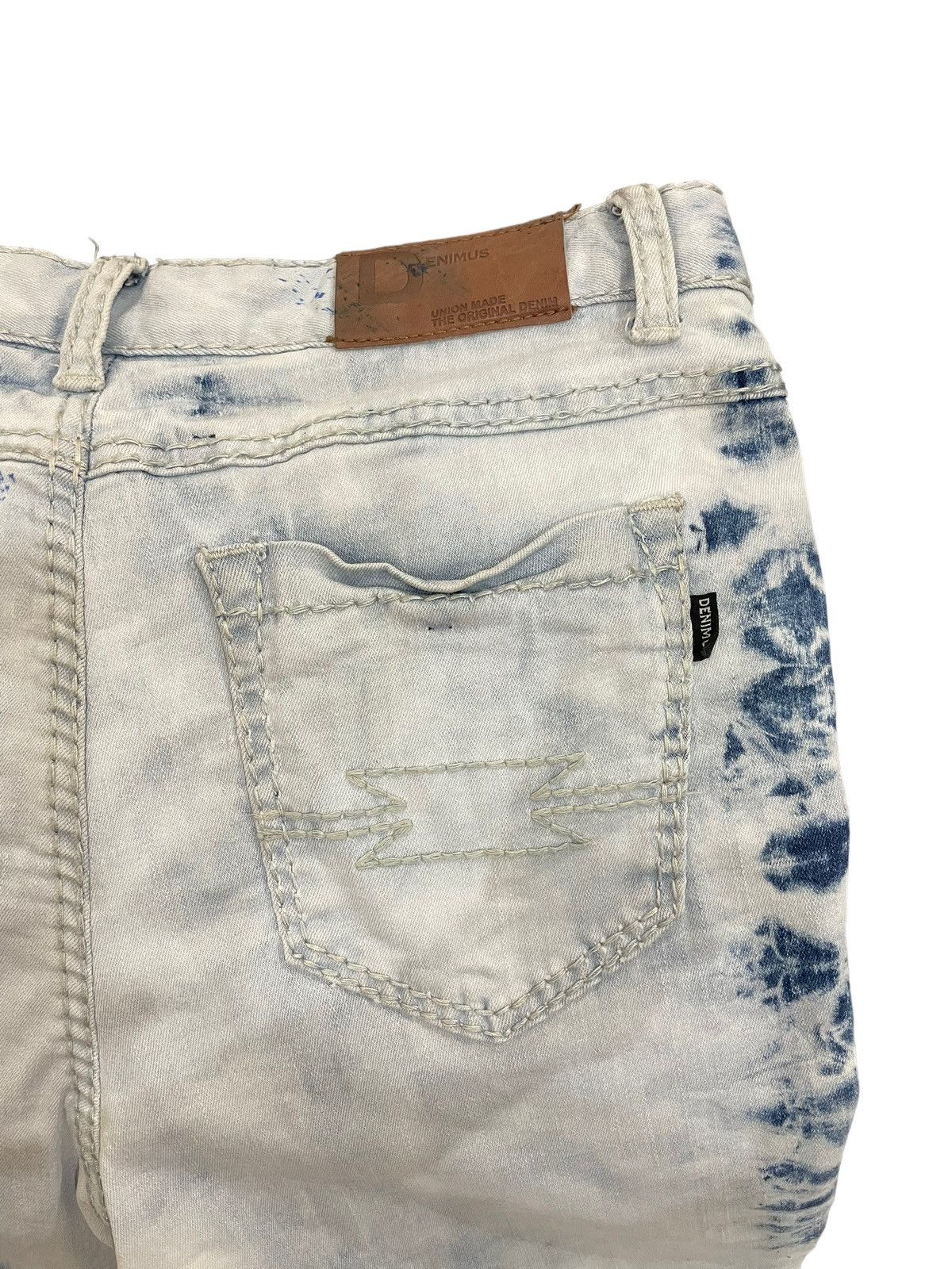 Japanese Brand × PPFM Vtg Japanese Denimus Paint Splash Slim fit Jeans Size US 30 / EU 46 - 11 Thumbnail