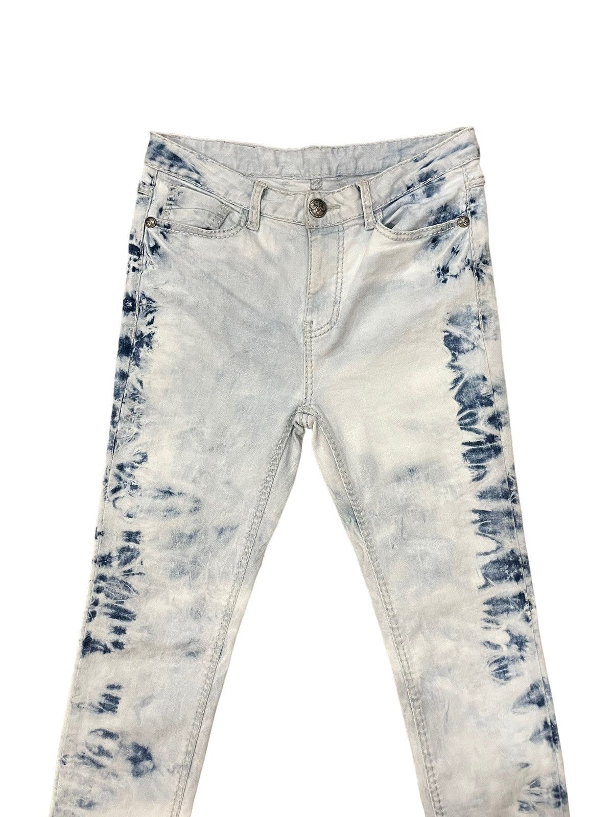 Japanese Brand × PPFM Vtg Japanese Denimus Paint Splash Slim fit Jeans Size US 30 / EU 46 - 3 Thumbnail