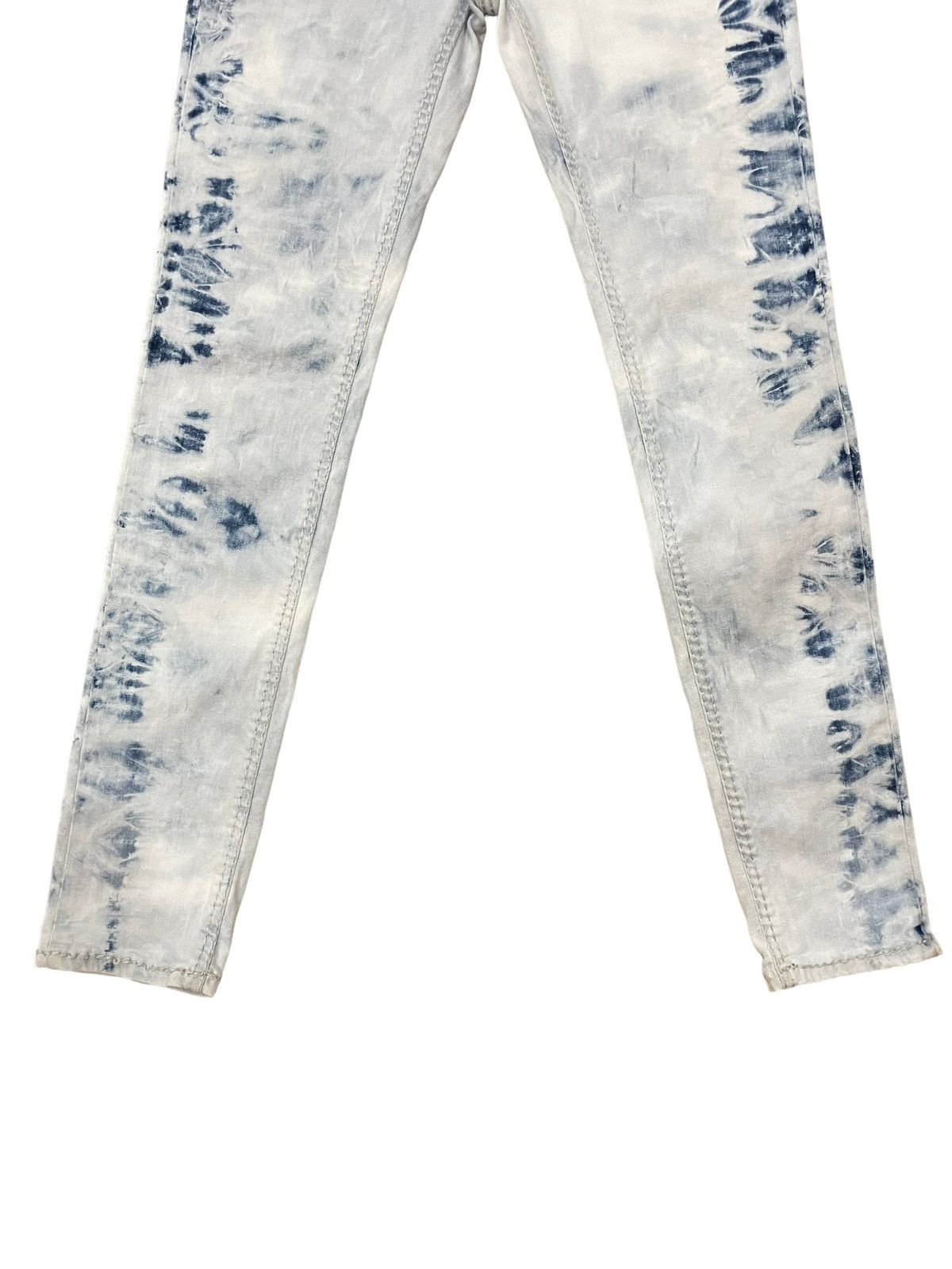 Japanese Brand × PPFM Vtg Japanese Denimus Paint Splash Slim fit Jeans Size US 30 / EU 46 - 4 Thumbnail