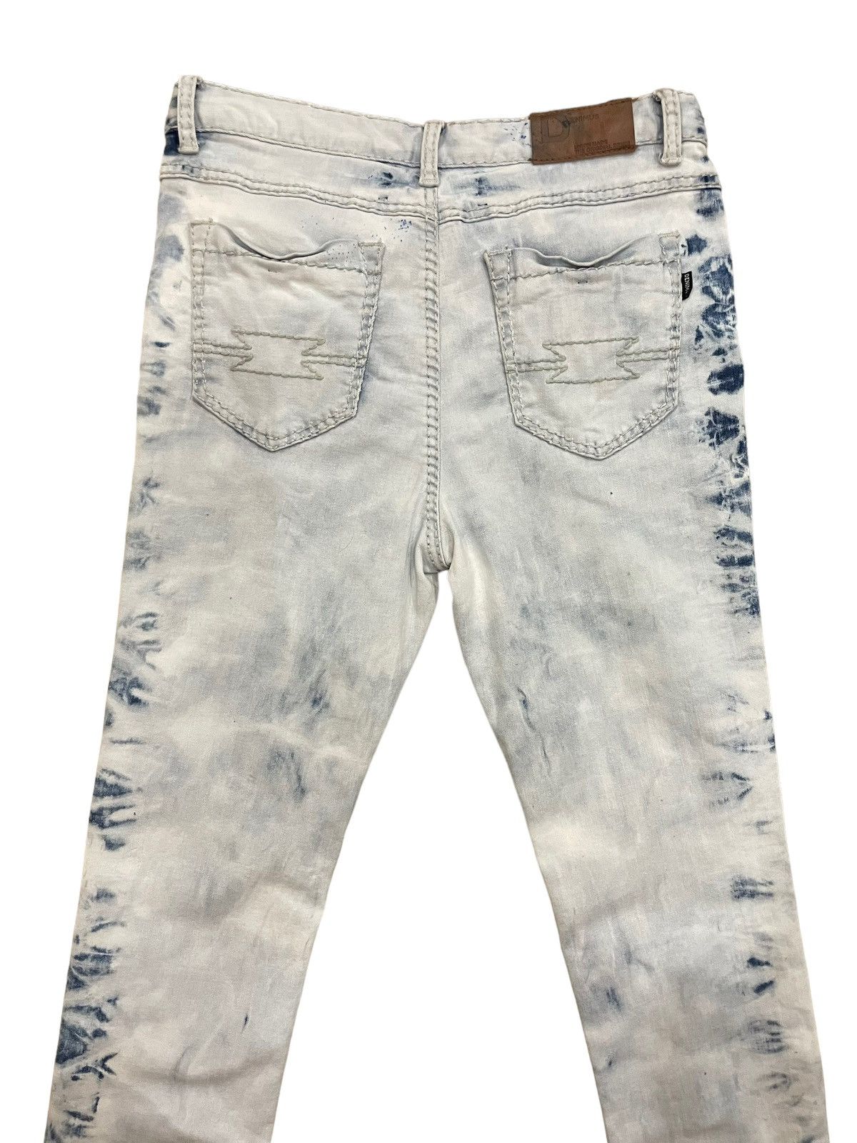 Japanese Brand × PPFM Vtg Japanese Denimus Paint Splash Slim fit Jeans Size US 30 / EU 46 - 9 Thumbnail