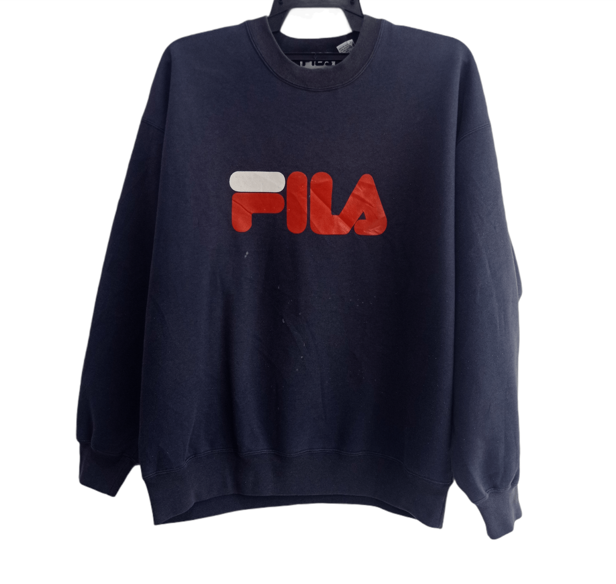 Fila Vintage Fila Big Logo Sweatshirts Size US L / EU 52-54 / 3 - 1 Thumbnail