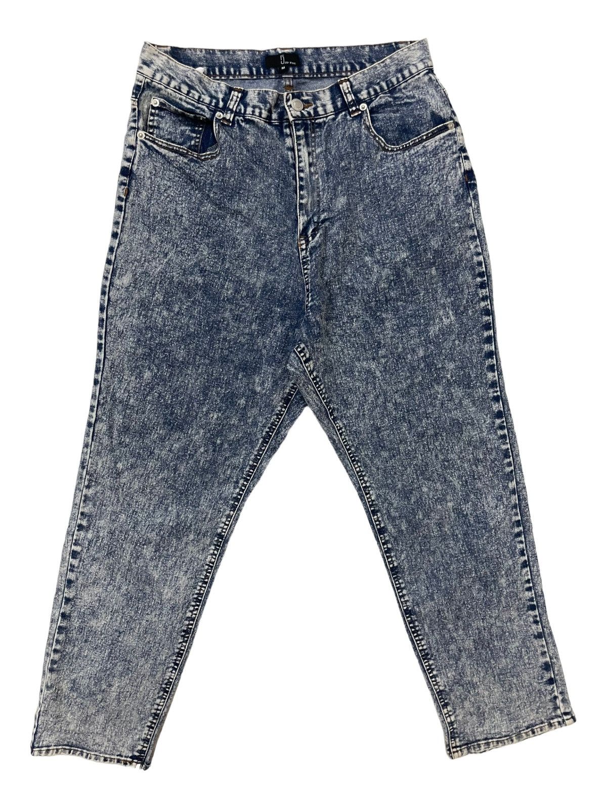 Japanese Brand × Seditionaries Vintage Japanese Brand 5zip five Acid wash Denim Size US 31 - 1 Thumbnail