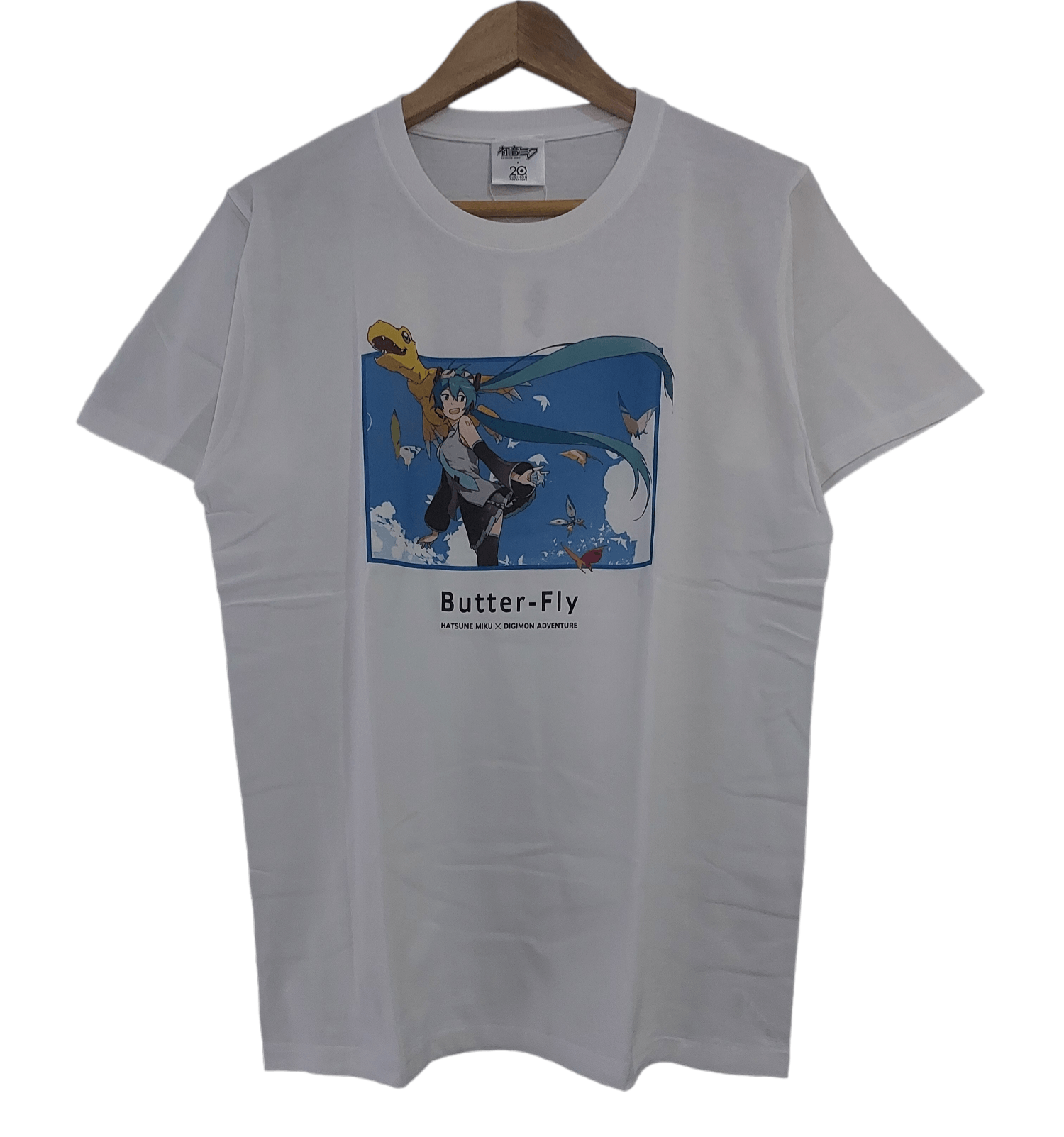 RARE COLLABORATION HATSUNE MIKU X DIGIMON ADVENTURE T-SHIRT