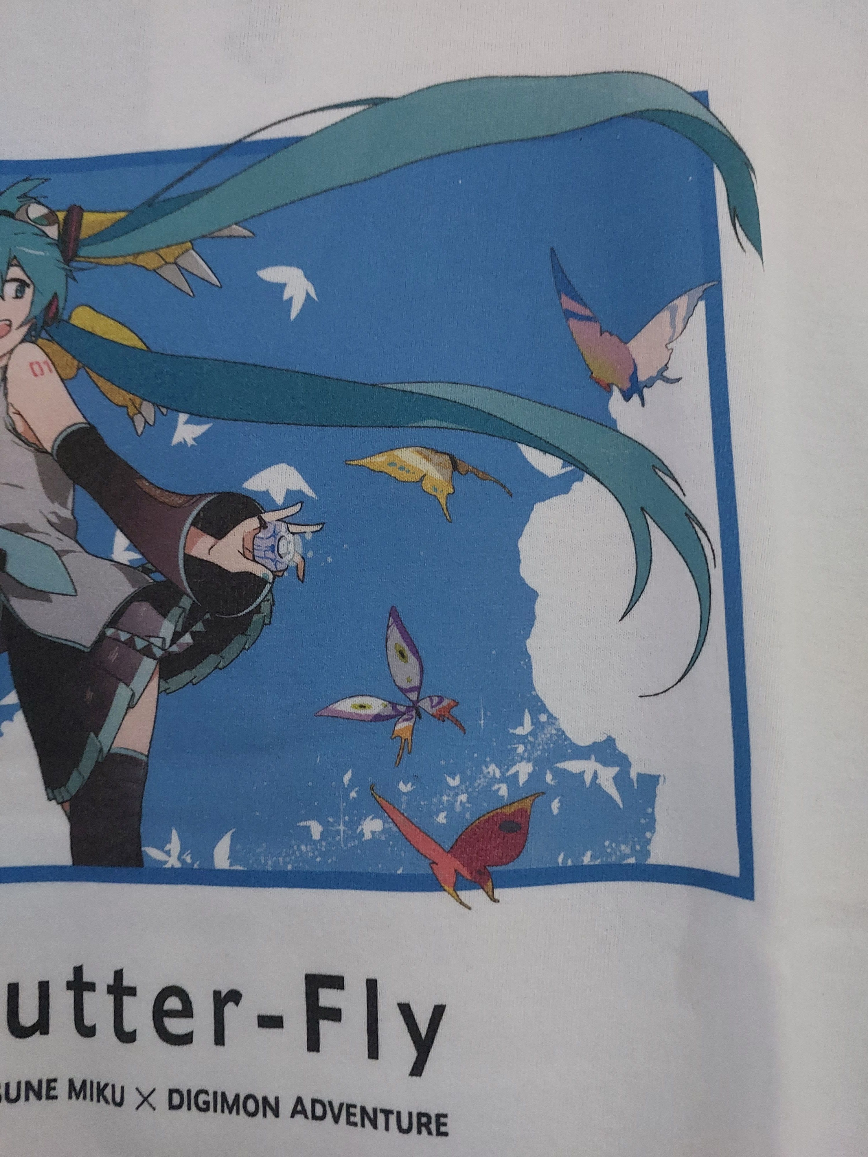 Anime × Cartoon Network RARE COLLABORATION HATSUNE MIKU X DIGIMON ADVENTURE T-SHIRT Size US L / EU 52-54 / 3 - 8 Thumbnail