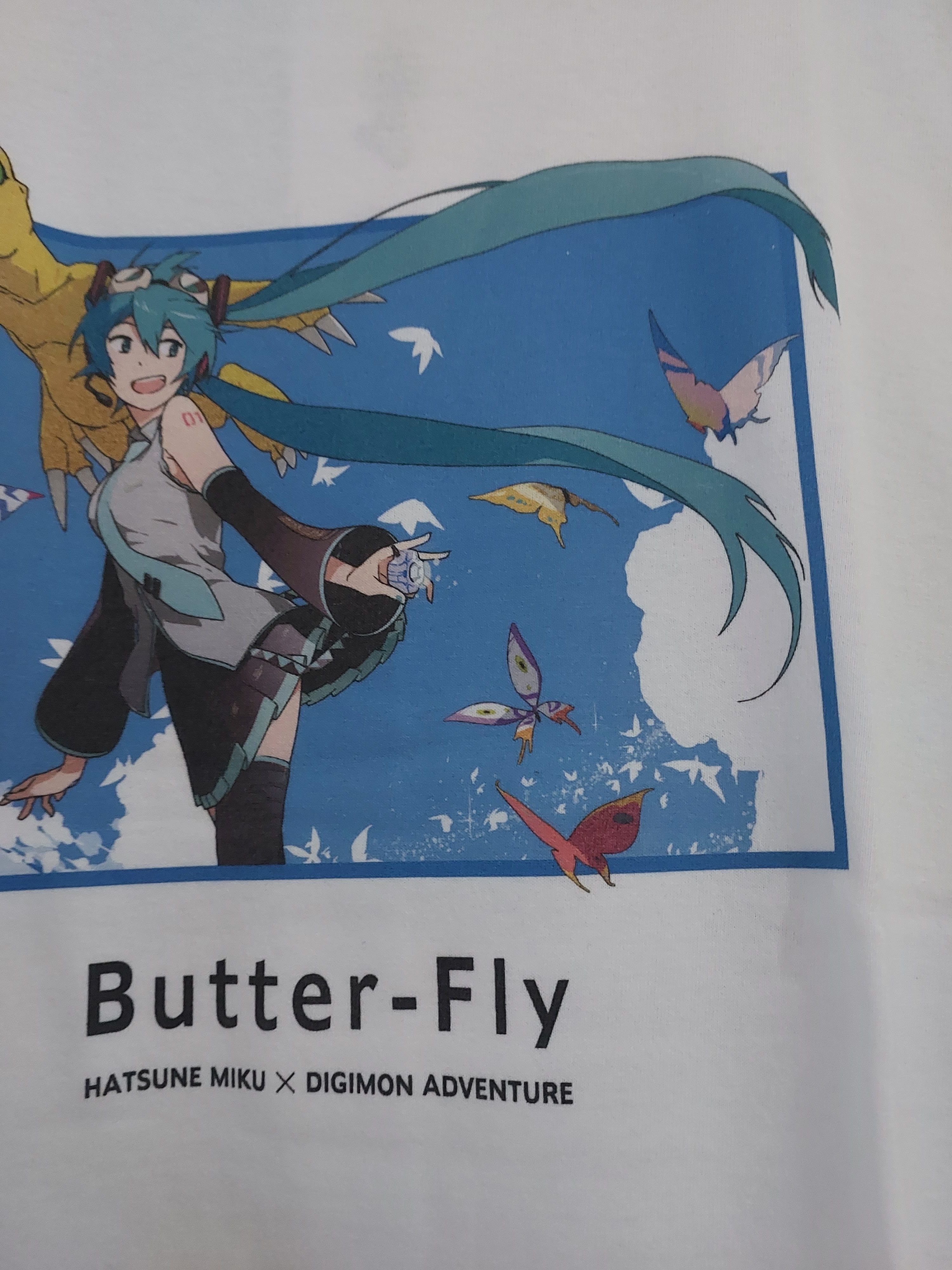 Anime × Cartoon Network RARE COLLABORATION HATSUNE MIKU X DIGIMON ADVENTURE T-SHIRT Size US L / EU 52-54 / 3 - 5 Thumbnail