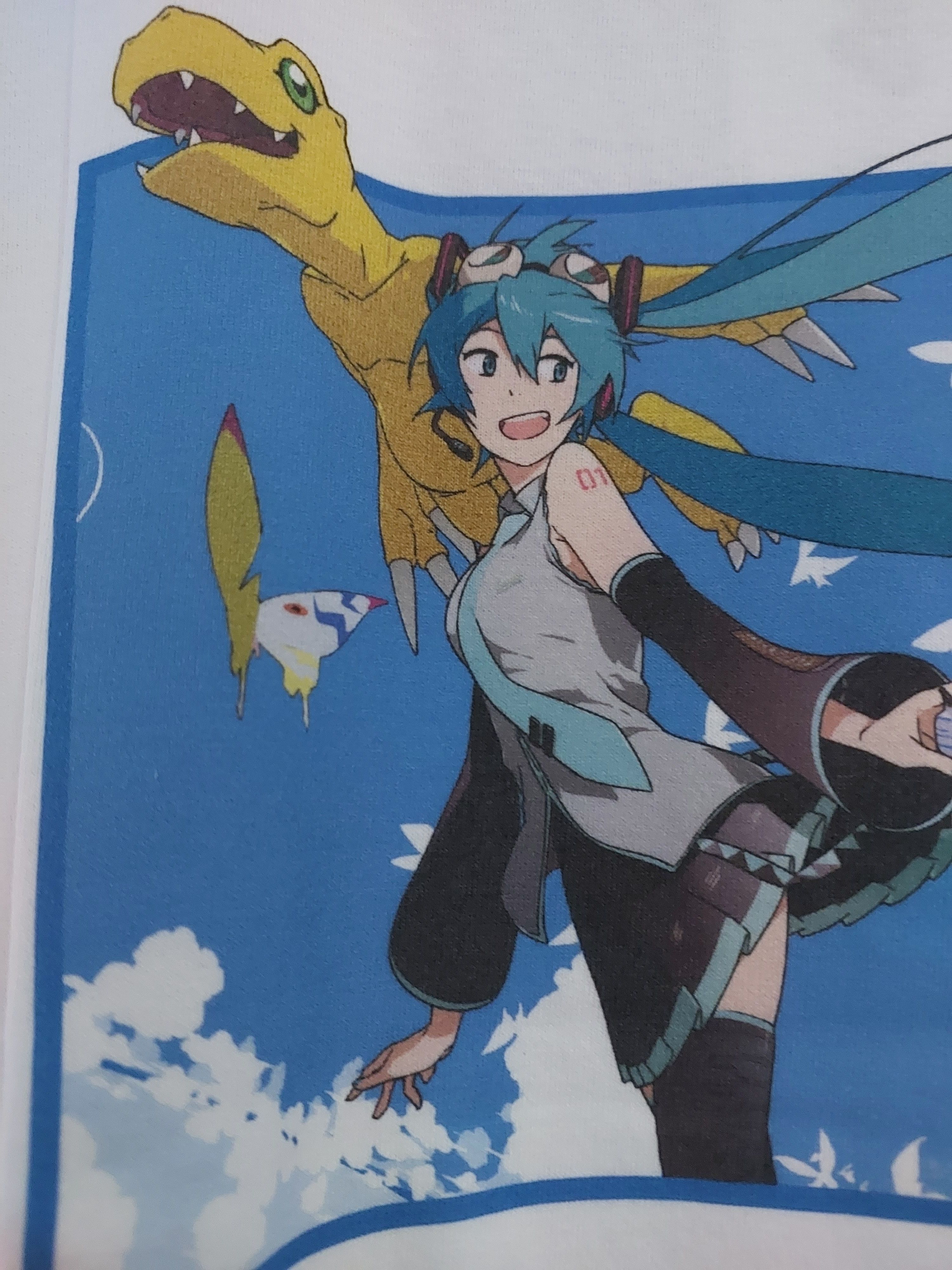 Anime × Cartoon Network RARE COLLABORATION HATSUNE MIKU X DIGIMON ADVENTURE T-SHIRT Size US L / EU 52-54 / 3 - 4 Thumbnail