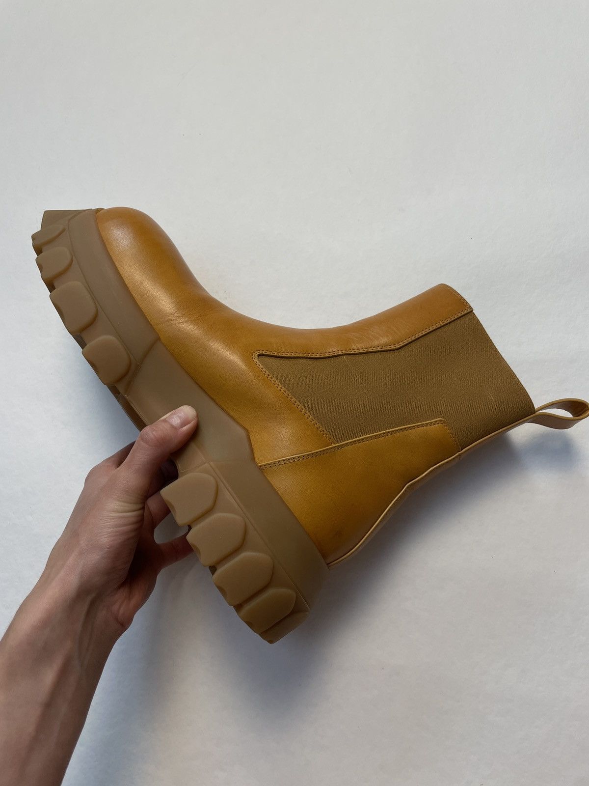 Rick Owens Rick Owens Beatle Bozo Tractor Boots In 4242 Gold Size US 9 / IT 39 - 9 Thumbnail